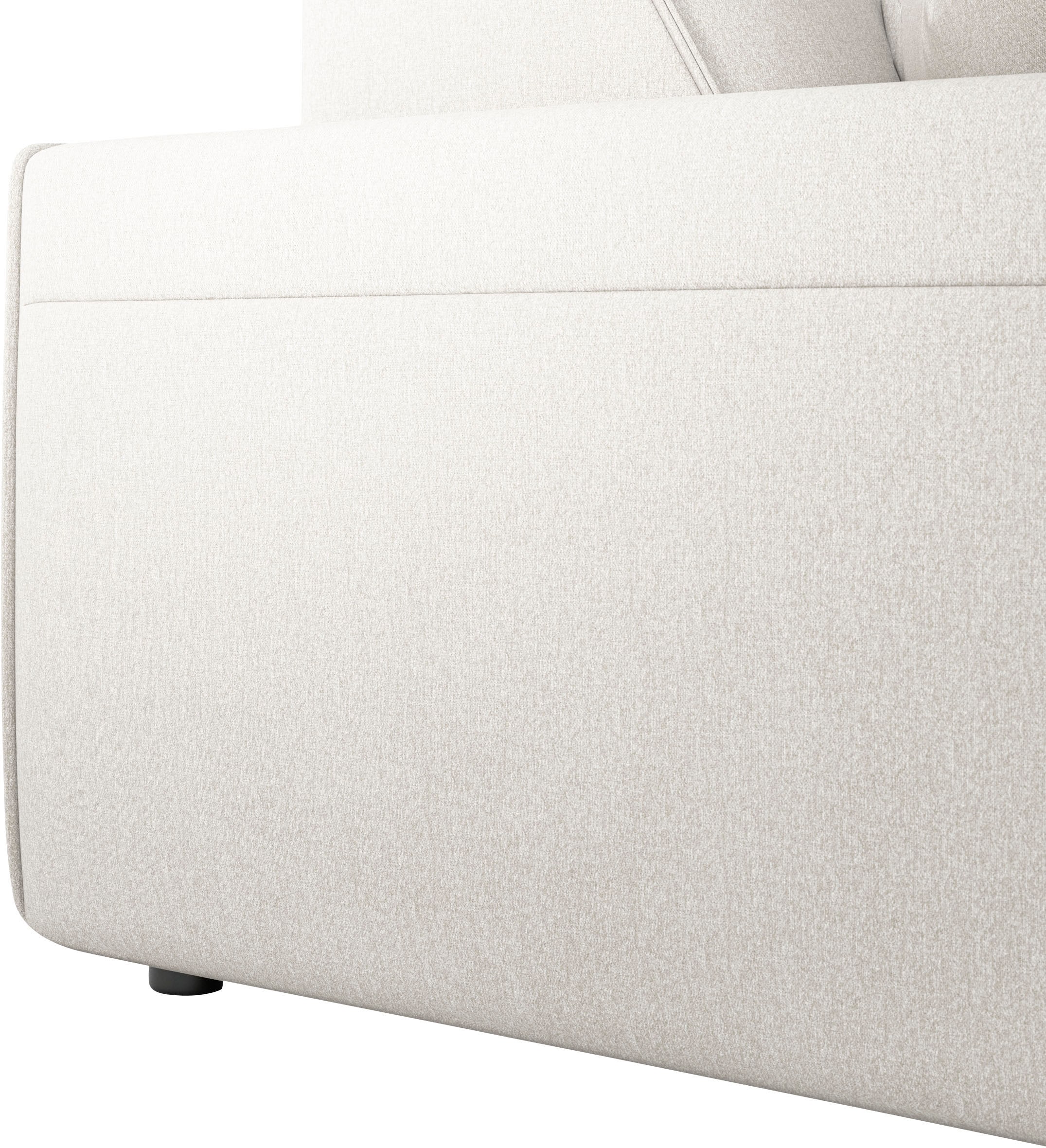 andas Ecksofa »Glimminge L-Form auch in Breitcord, Feincord + Easy care-Bezug,«, Breite 264, Zierkissen