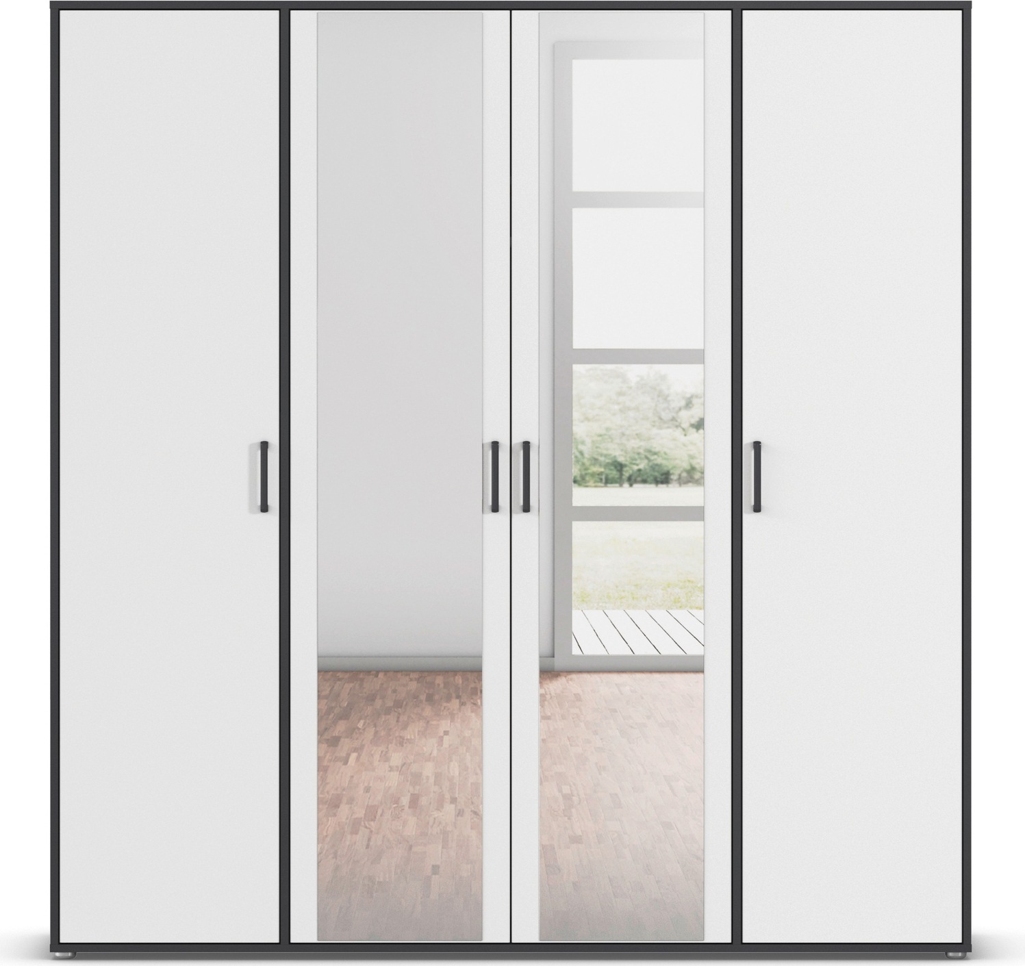 rauch Drehtürenschrank »Kleiderschrank Schrank Garderobe Wäscheschrank VOYA günstig online kaufen