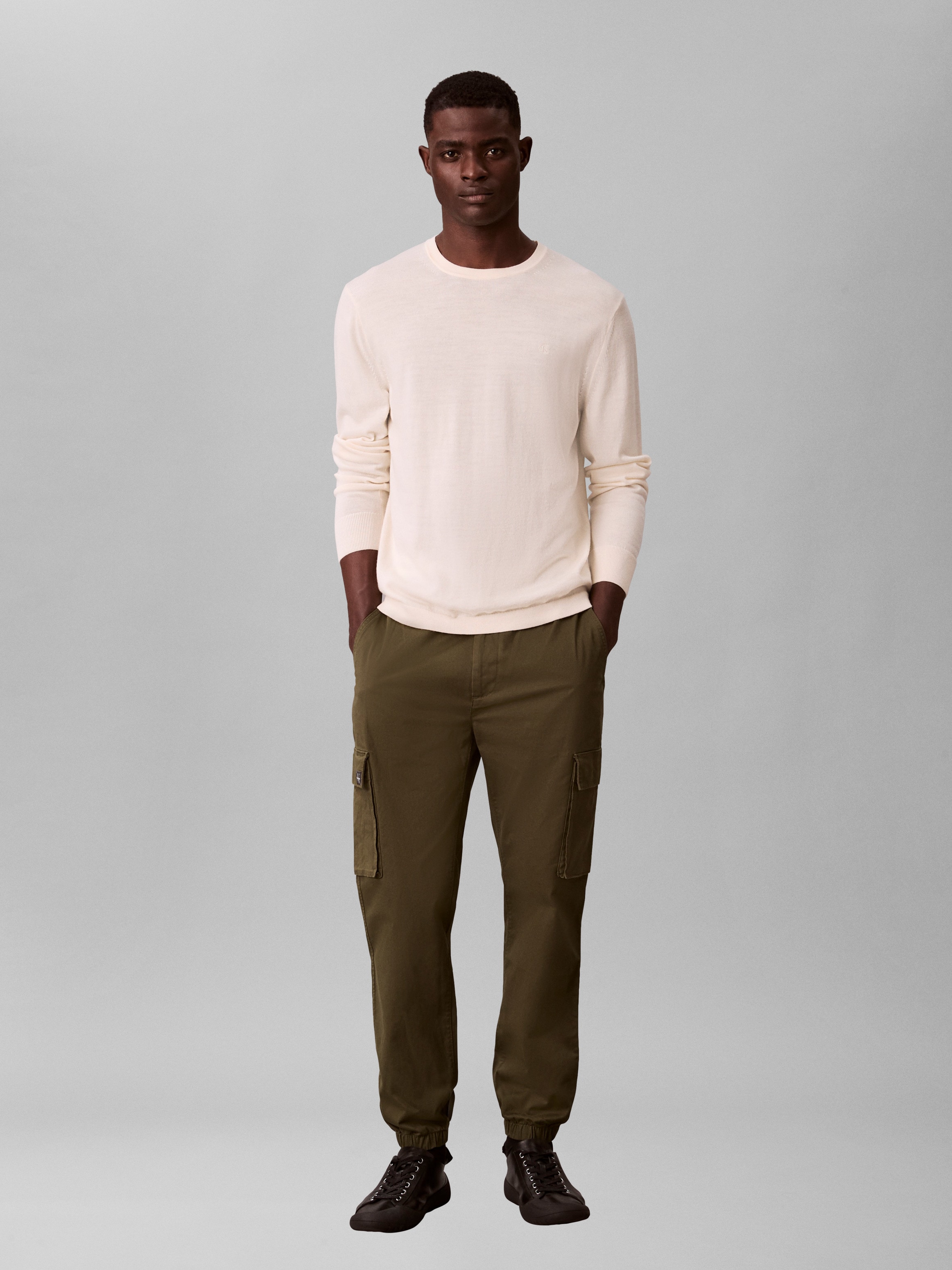 Calvin Klein Jeans Cargohose  elastischer Bund, Skinny fit, Cargotaschen