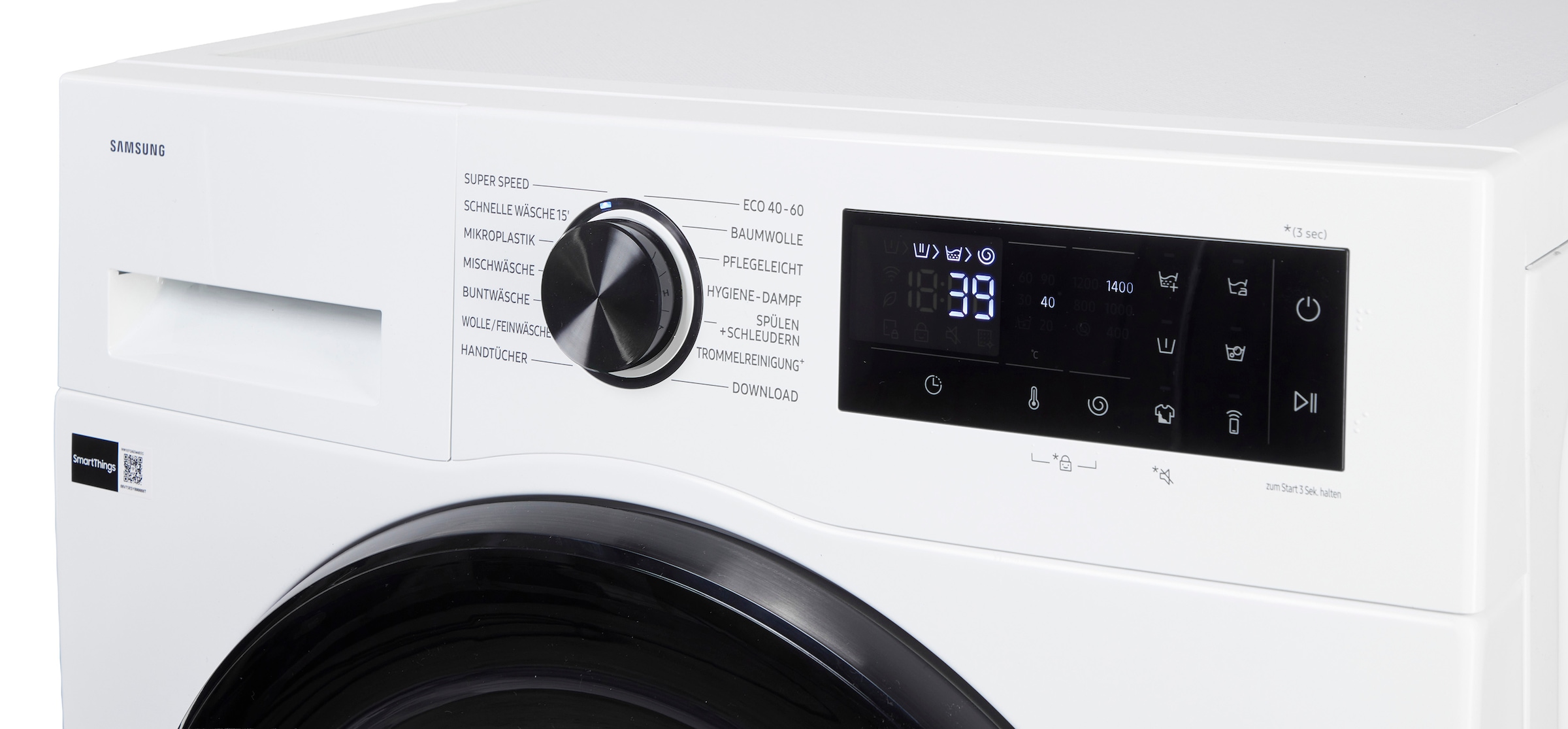 Samsung Waschmaschine WW5000F »WW1EFG5U34AEEG« 10 kg 1400 U/min AI Ecobubbleᵀᴹ - Effizient und schonend waschen