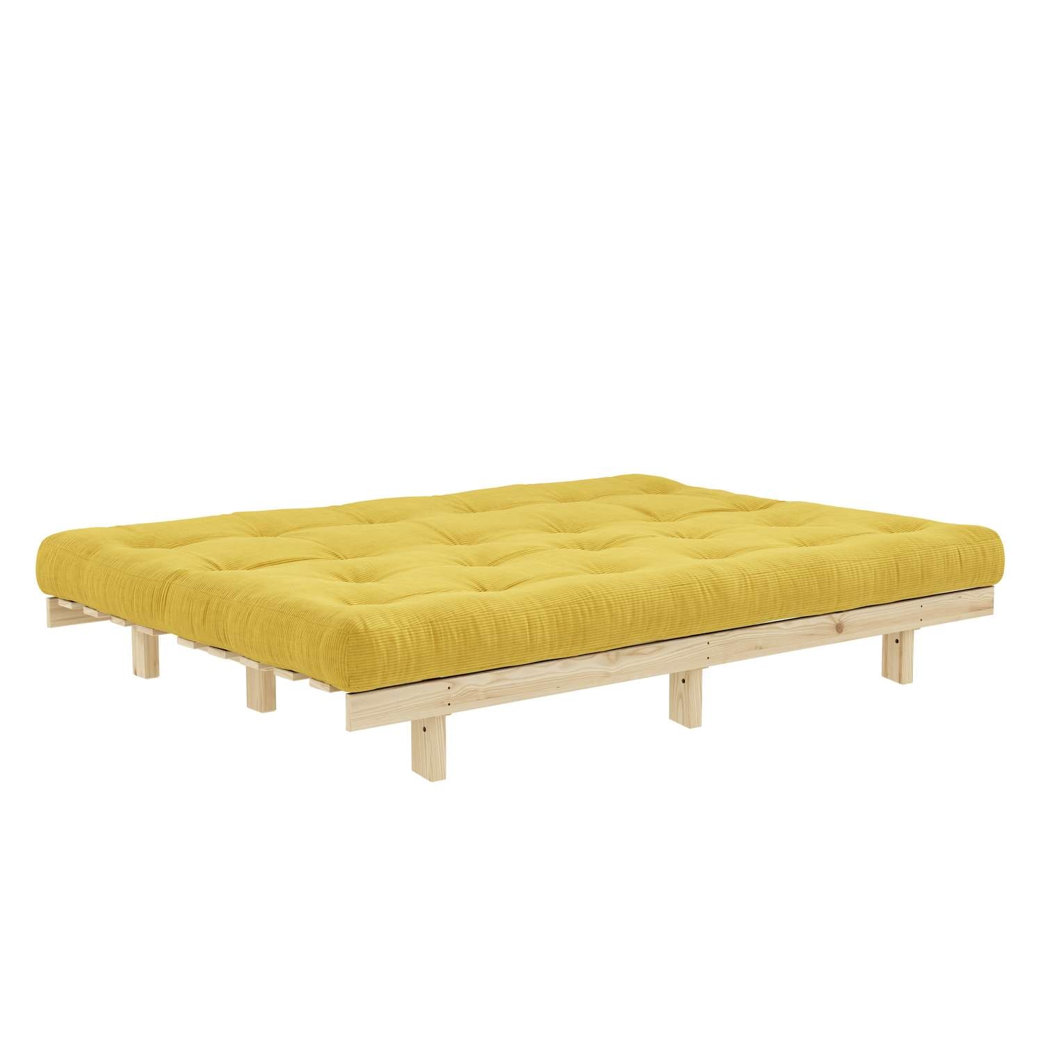 Karup Design Schlafsofa »Lean 200 Schlafsofa, Gästebett, Sofa mit Futonmatratze«, (2 St.), Inkl. Futonmatratze, Liegefläche 130x200 cm, FSC® zertifizierte Kiefer