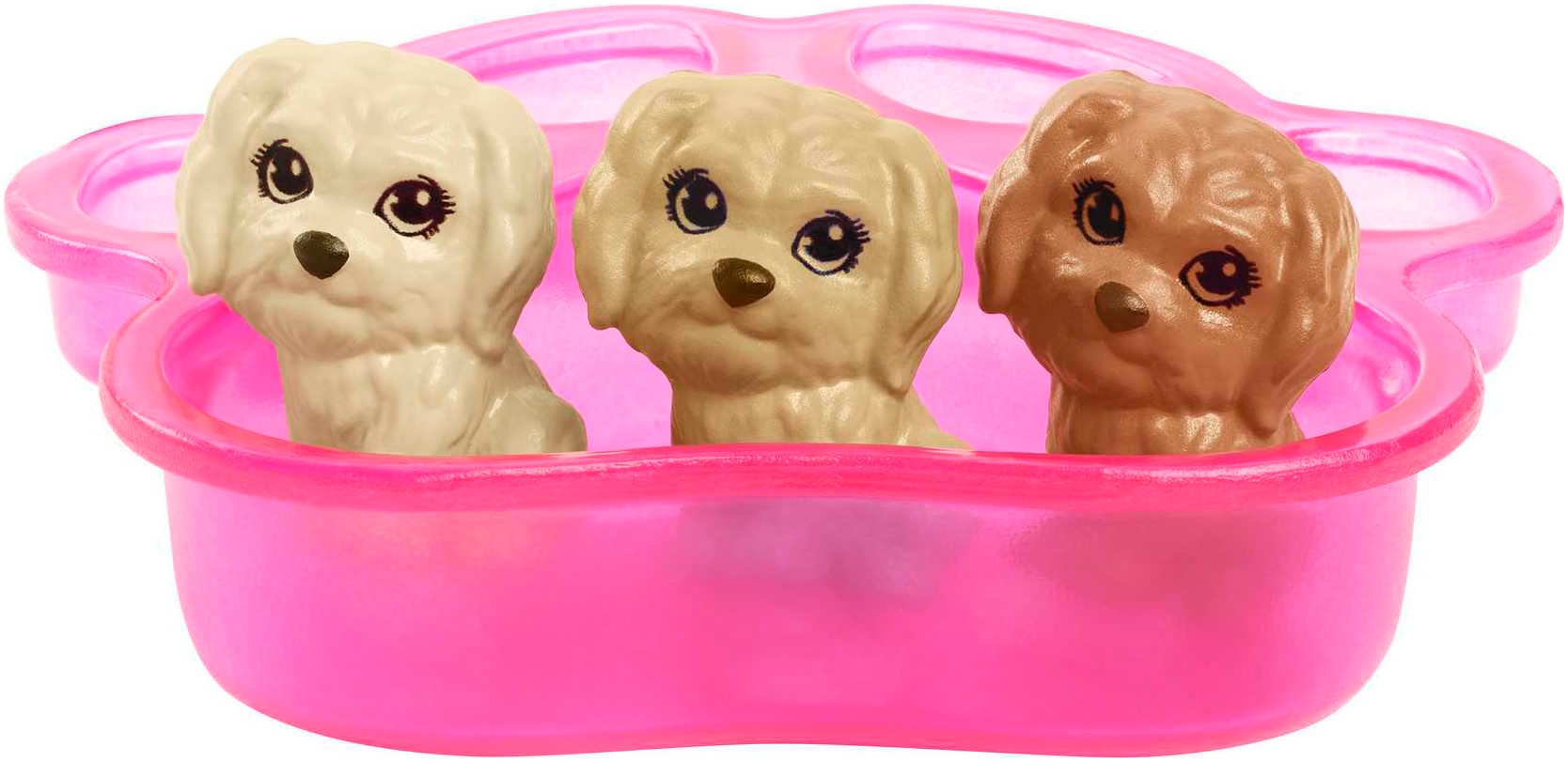 Barbie Anziehpuppe »Puppe (blond) mit Hund & Welpen«