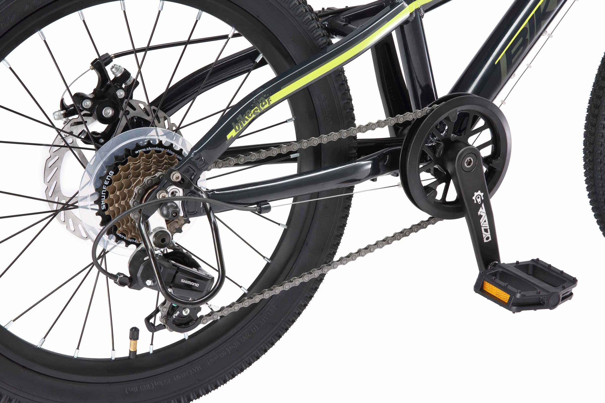 Bikestar Jugendfahrrad 7 Gang Shimano RD-TY21 Schaltwerk Kettenschaltung