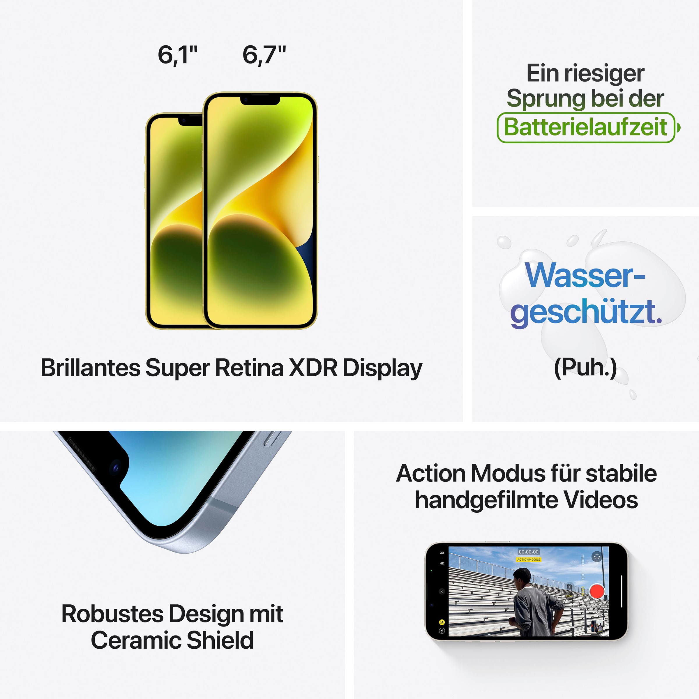 10. Bild von Apple Smartphone »iPhone 14 Plus 128GB«, red, 17 cm/6,7 Zoll, 128 GB Speicherplatz, 12 MP Kamera
