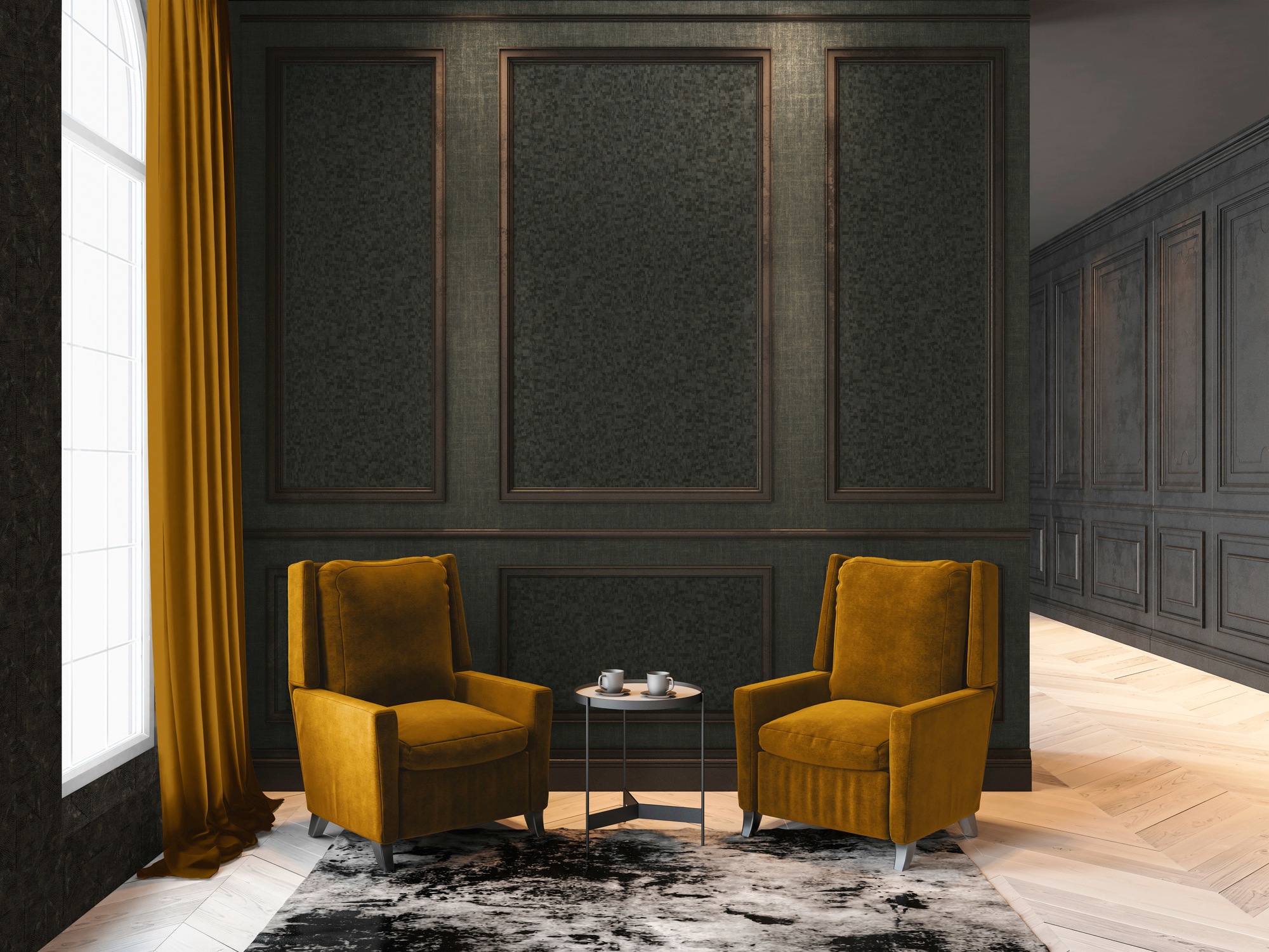 A.S. Création Vliestapete »Geo Effect«, Strukturmuster-Minimalmuster-minimalistisch, Design Tapete Tapeten Wohnzimmer Schlafzimmer Küche modern Design Büro
