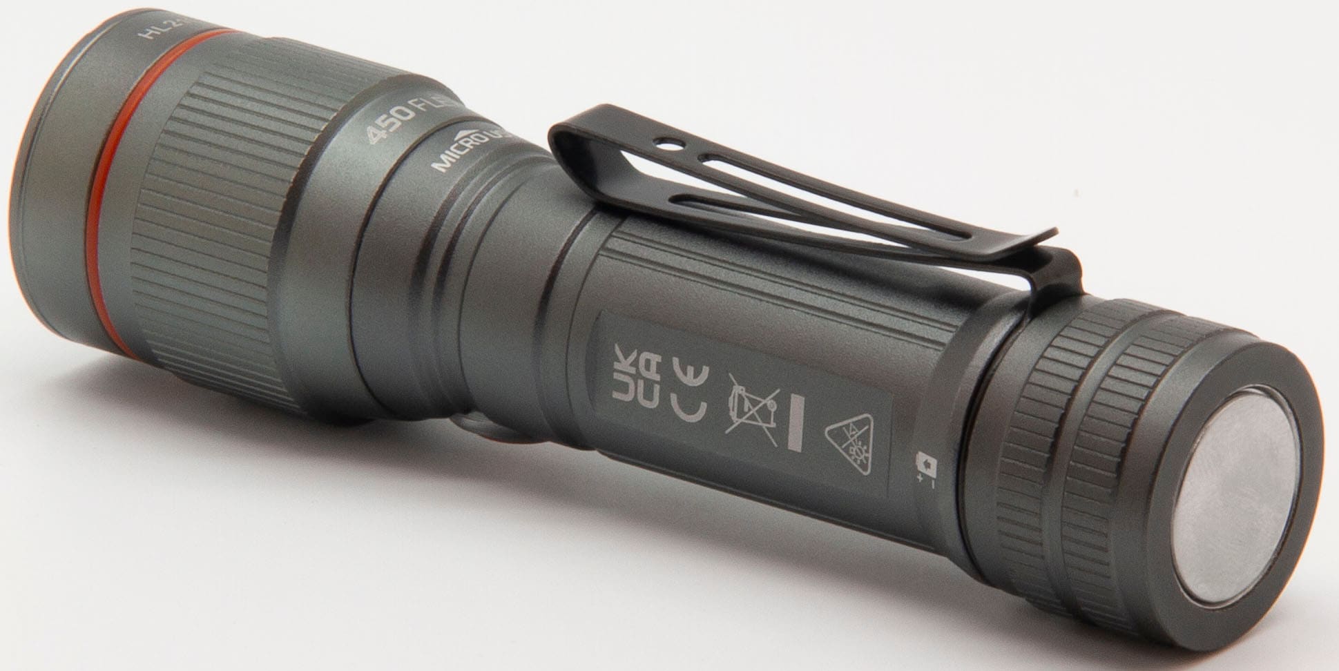 NEBO LED Taschenlampe »Nebo 450 FLEX« Set, Taschenlampe inkl. Ladekabel, 2 Stk. tlg. Flexibel mit Akku- oder Batteriebetrieb nutzbar