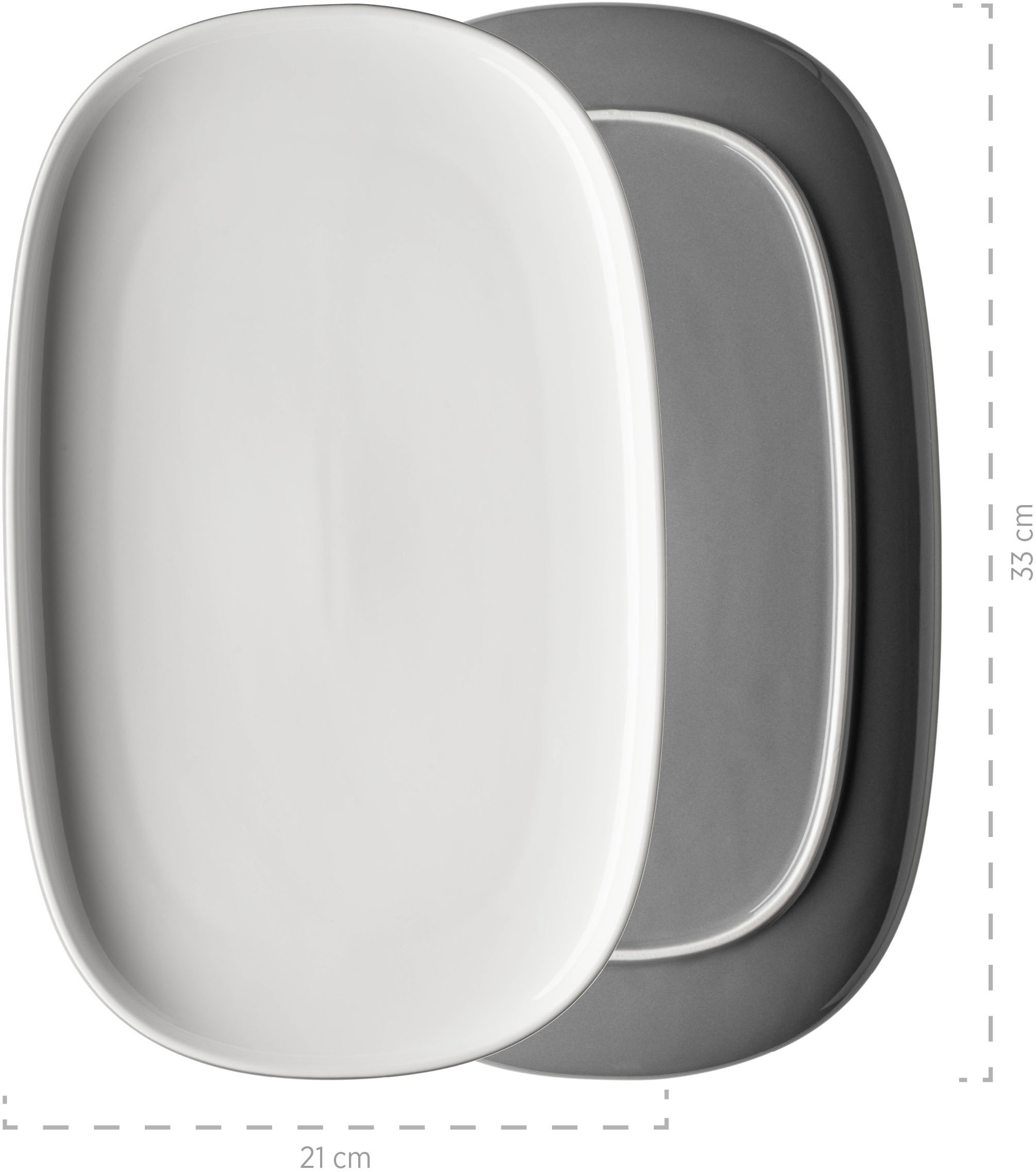 MÄSER Servier-Set »Isora, Platten Set, aus Keramik«