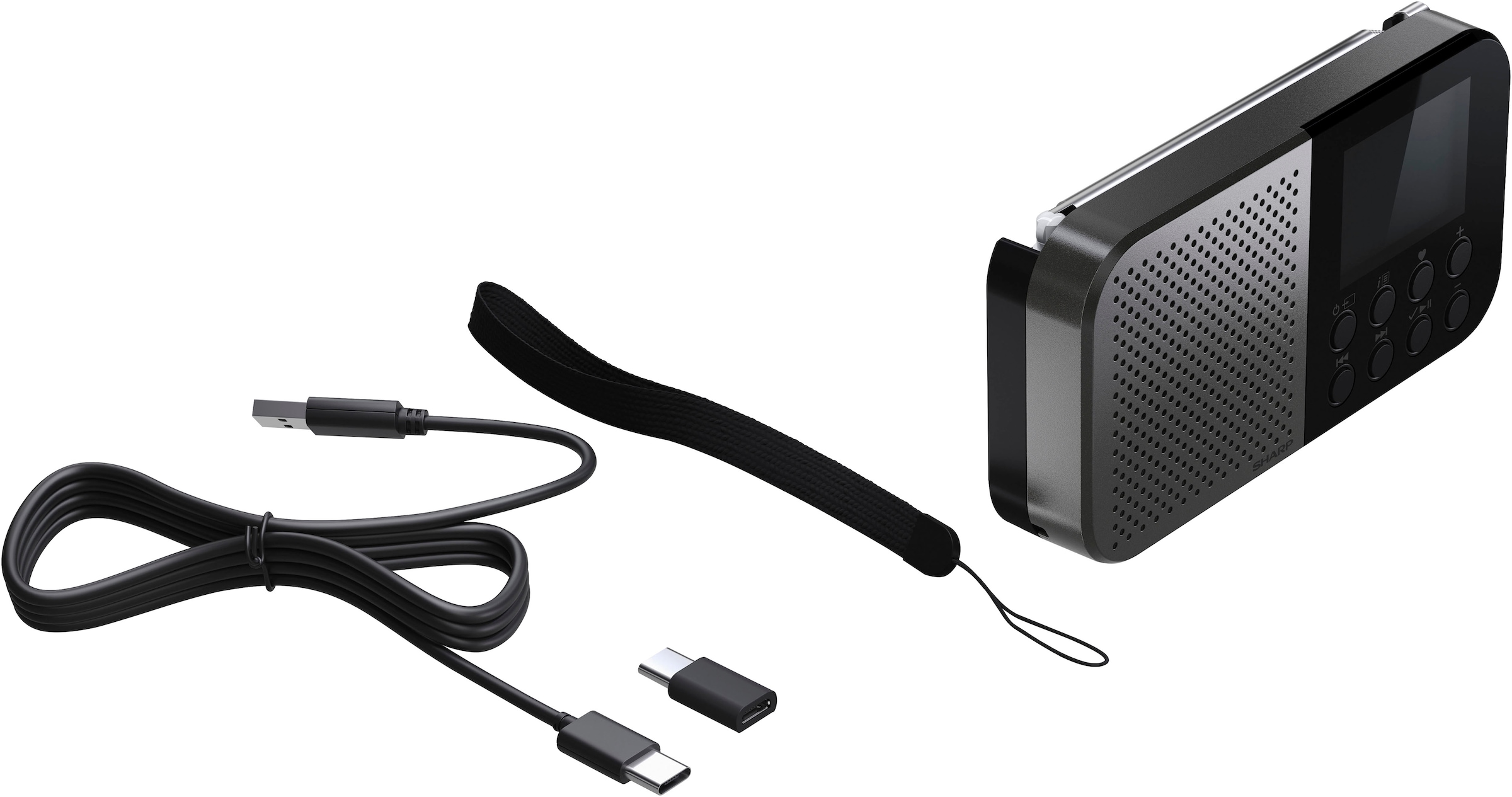 Sharp Radio »DR-P520«, (AVRCP Bluetooth-A2DP Bluetooth-Bluetooth 1,5 W)