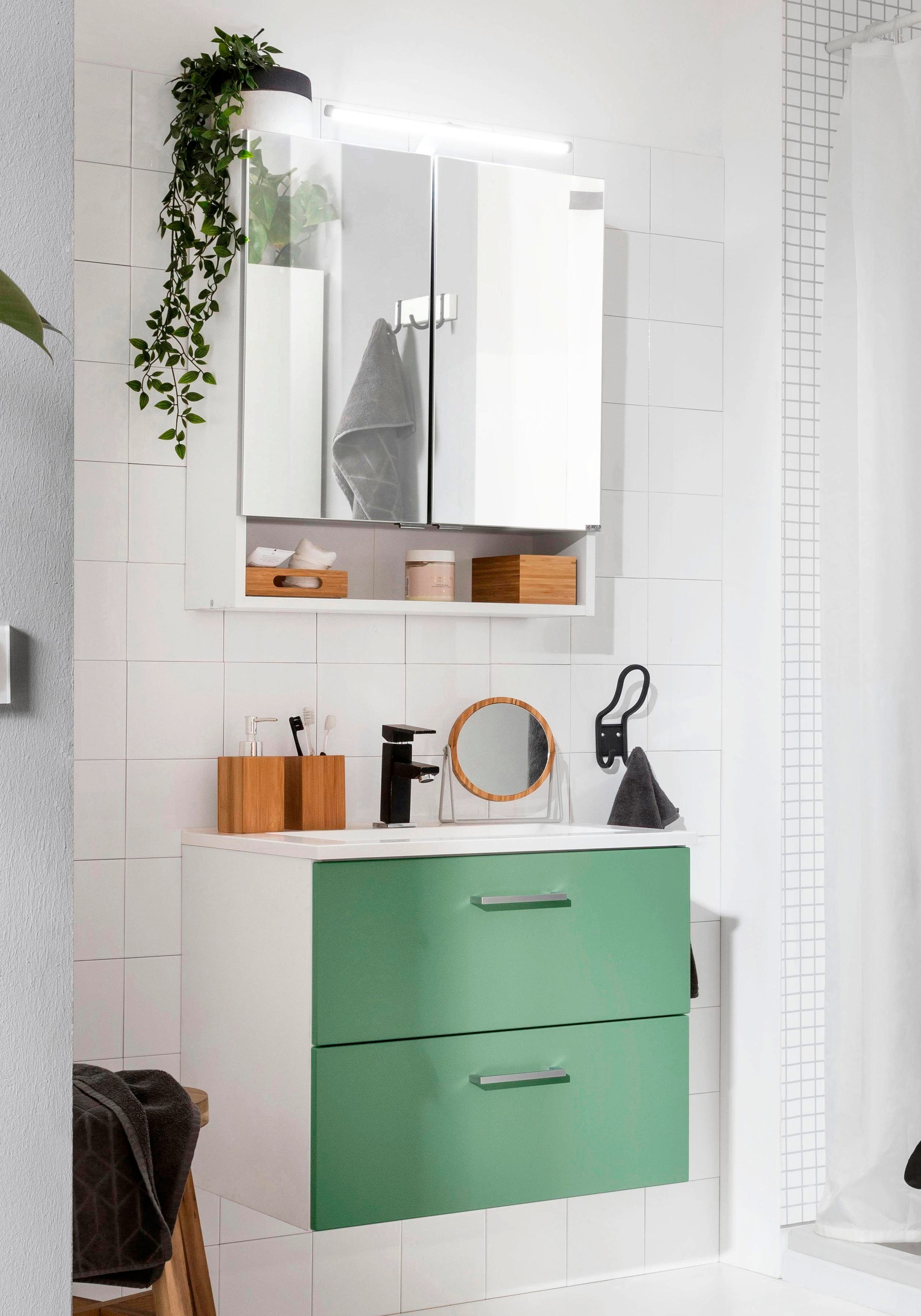 welltime Badmöbel-Set »Ribera« 2 Stk. tlg. günstig online kaufen