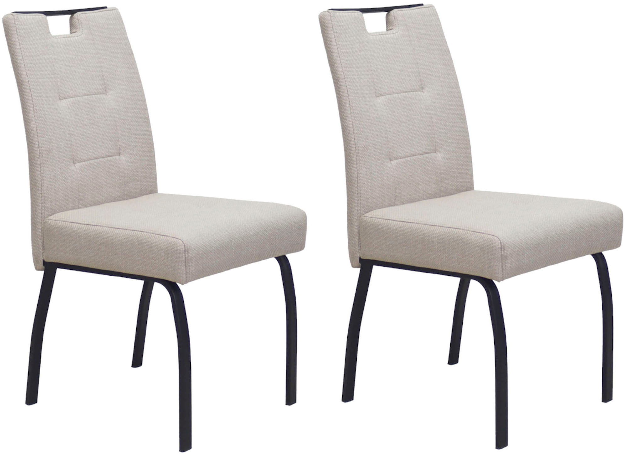 HELA 4-Fußstuhl »LINZ, Esszimmerstuhl, Komfortstuhl« (Set) 2 Stk.XL-Sitz,el günstig online kaufen