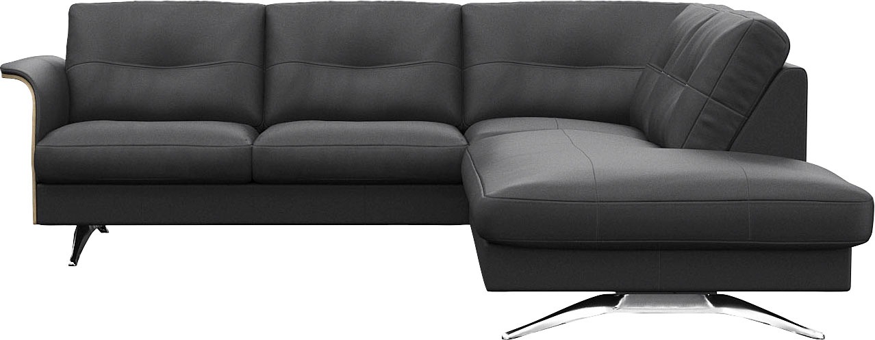FLEXLUX Ecksofa »Glow, super bequem durch hochwertigem Sitzaufbau mit Feder günstig online kaufen