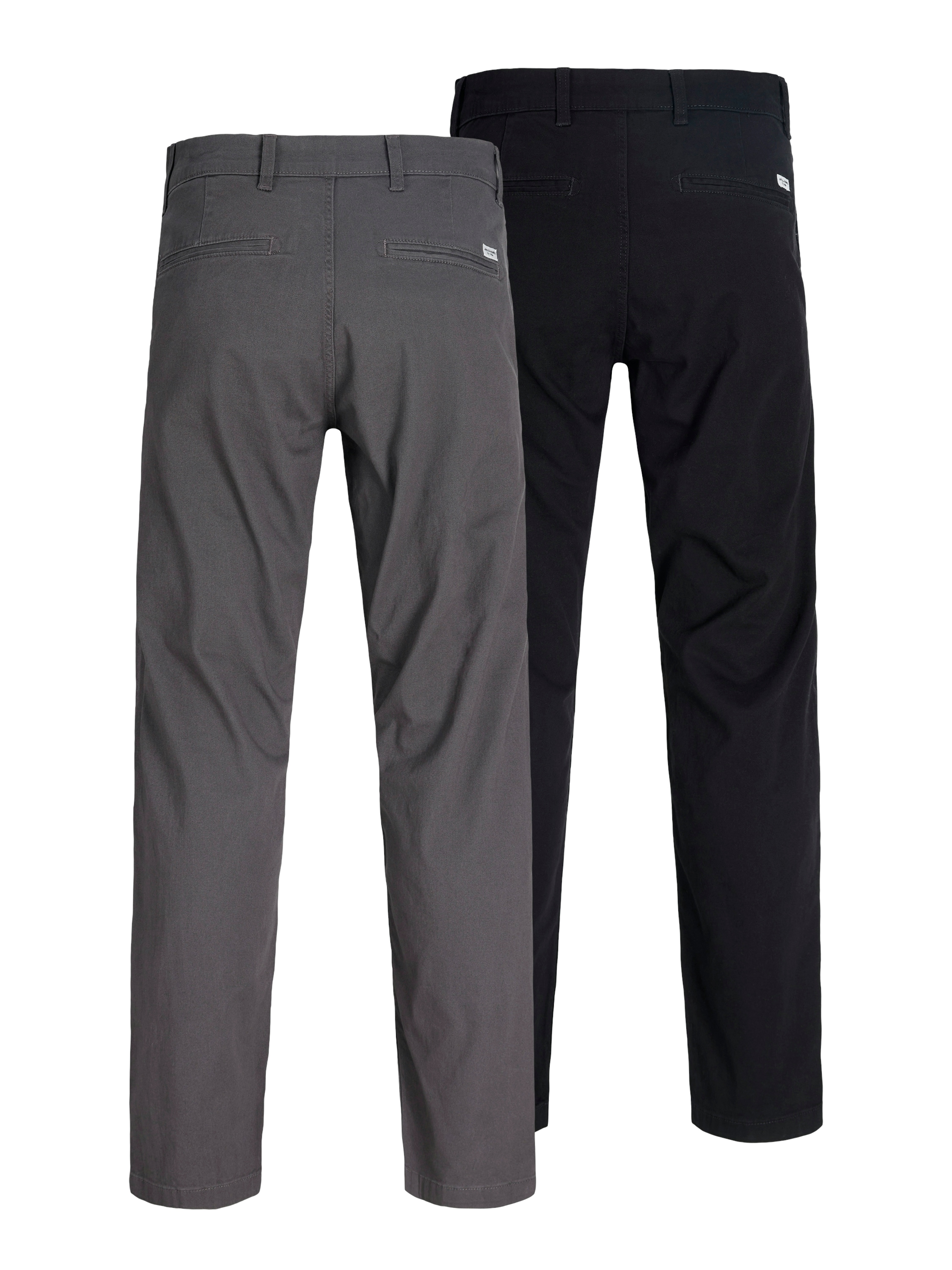 Jack & Jones Chinohose »JPSTKANE DAVE CHINO 2PK MP NOOS«, (Packung, 2 tlg.), In vorgewaschener Qualität