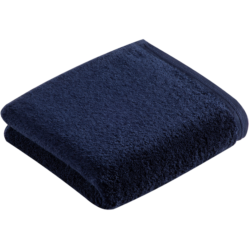 VOSSEN Handtuch »Vegan Life« 100% vegan marine blau Obermaterial: 100% Baumwolle B/L: 50 cmx100 cm