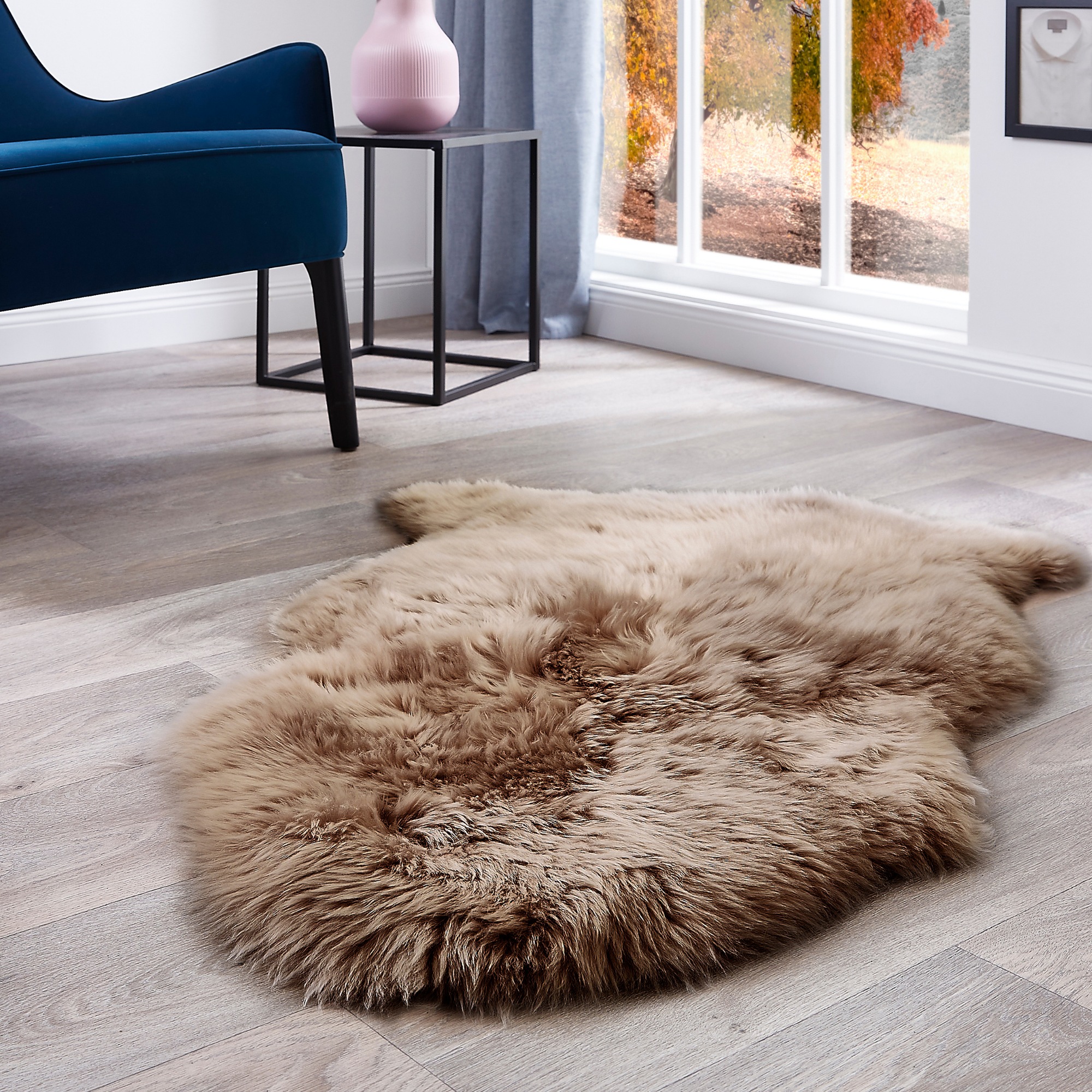 LUXOR living Fellteppich »Schaffell Namika« fellförmig 50 mm Höhe echtes La günstig online kaufen