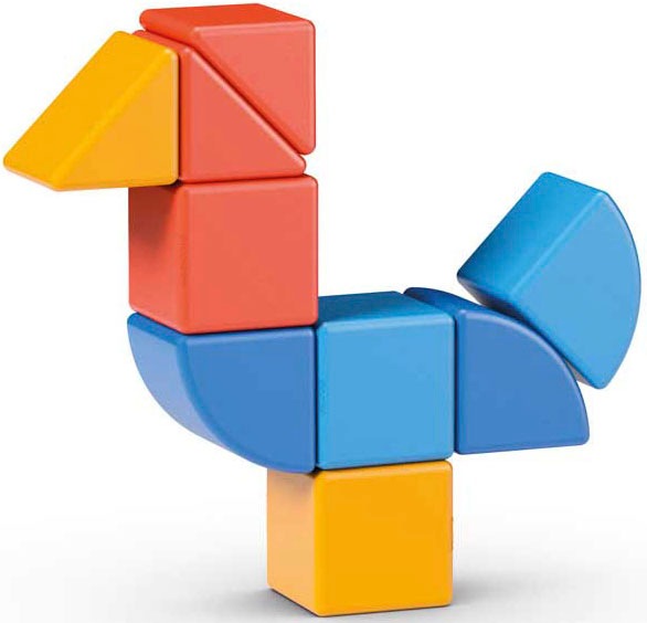 Geomag™ Magnetspielbausteine »GEOMAG™ Magicube Shapes Animals«, (9 St.), Made in Europe