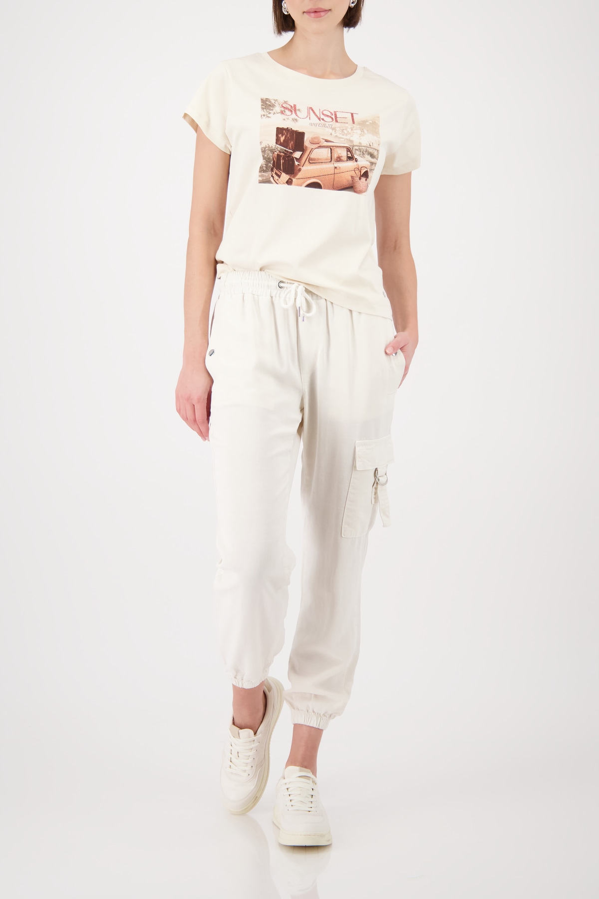 Monari T-Shirt »Shirt Auto« Regular fit mit Autoprint