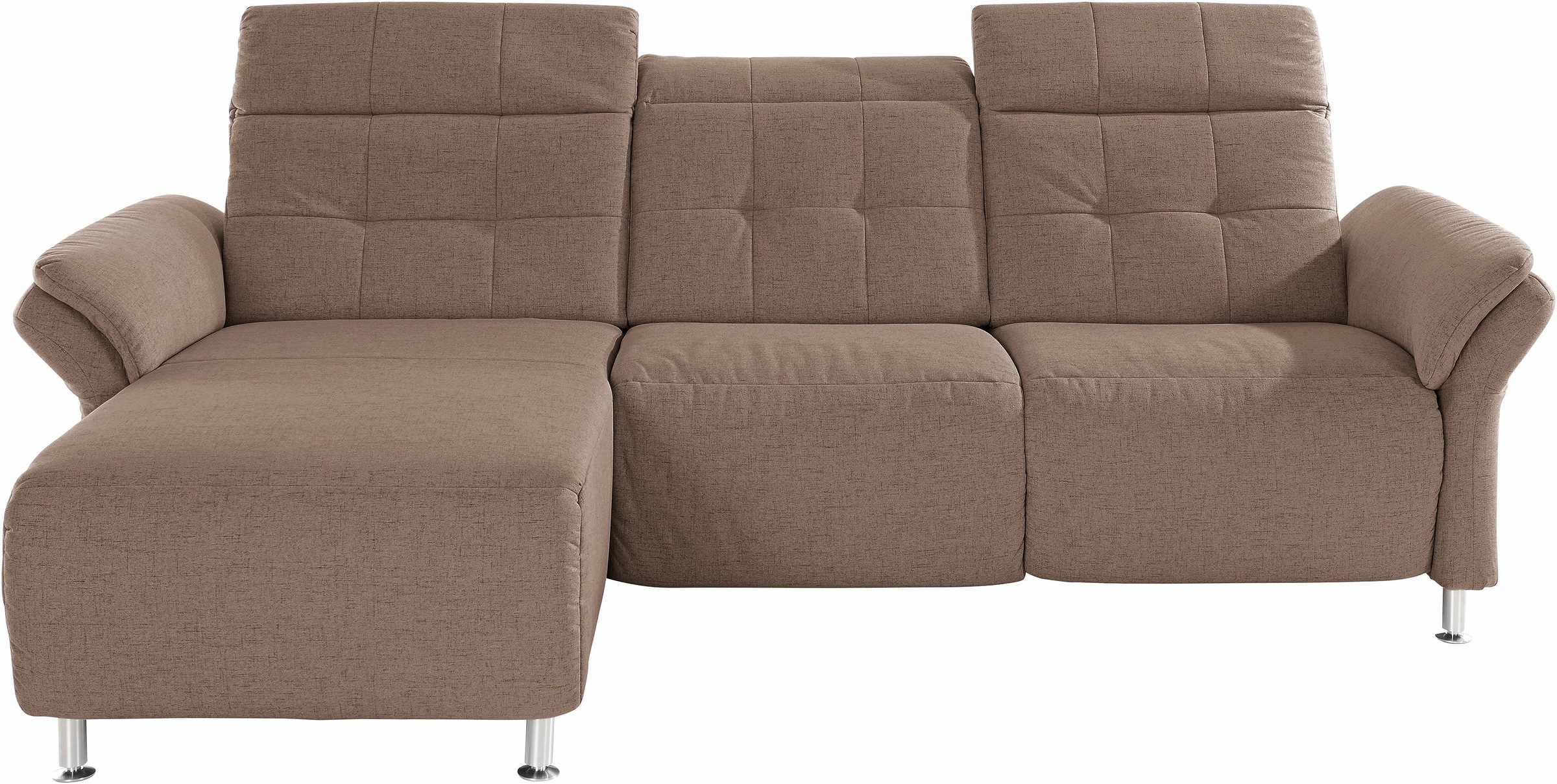 Places of Style Ecksofa »Manhattan L-Form«, 2 Sitze mit elektrischer Relaxfunktion, verstellbare Armlehnen