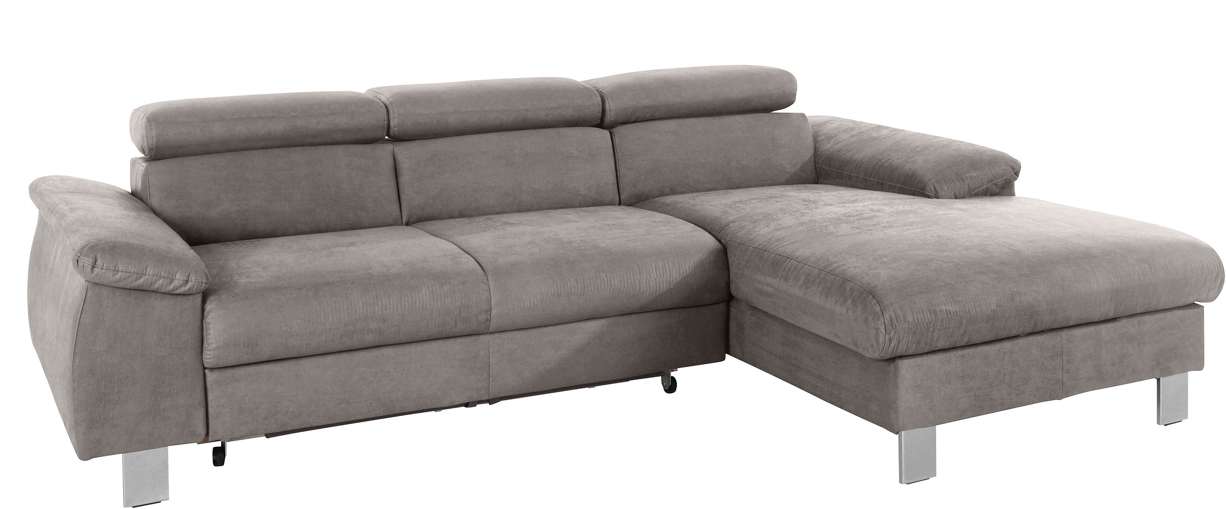 COTTA Ecksofa »Komaris L-Form, B: 244 cm« mit Kopfteilverstellung, optional günstig online kaufen