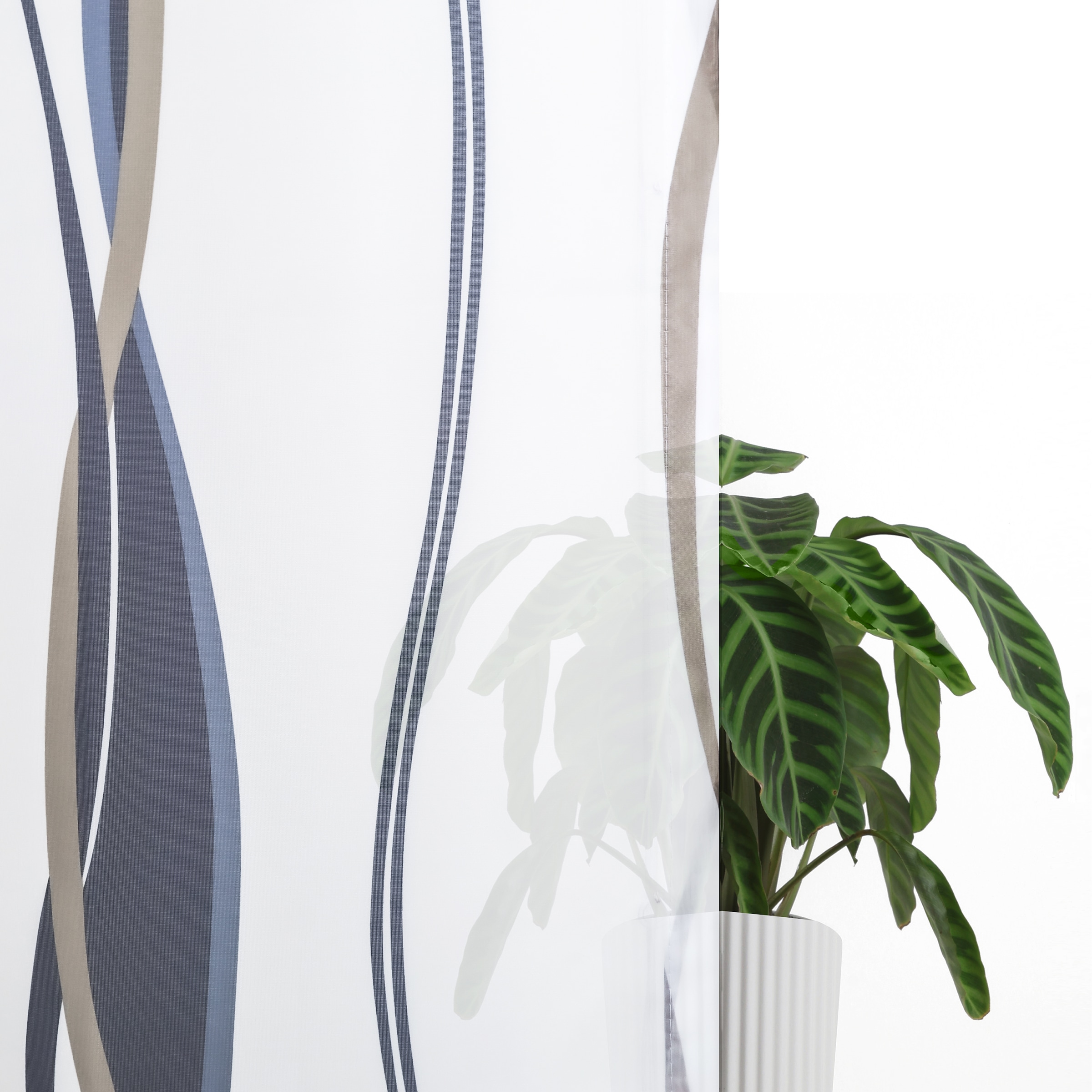 OTTO home Raffrollo »Dimona« mit Schlaufen Transparent, Voile, Polyester