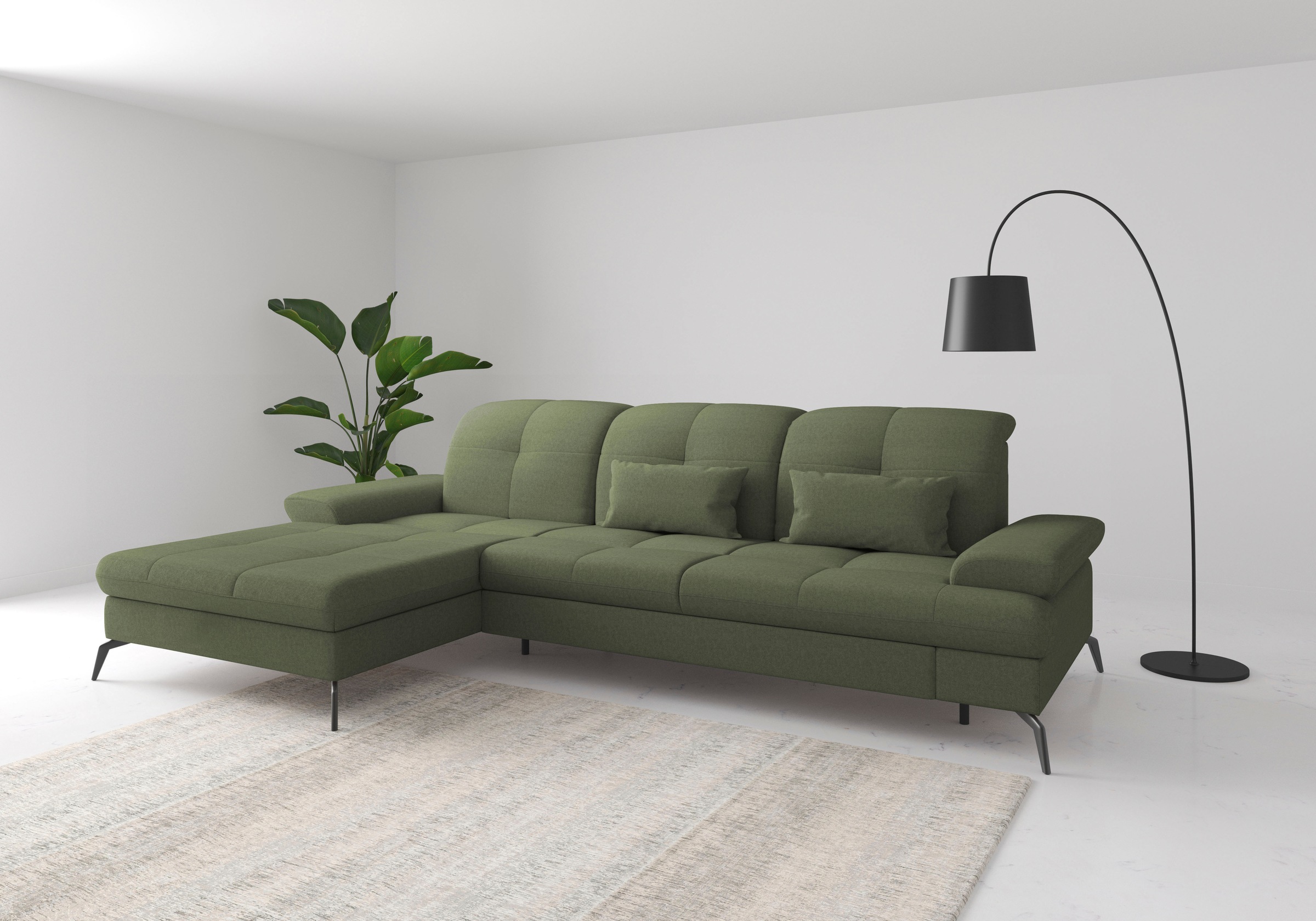 sit&more Ecksofa »Amica, L-Form, inkl. Sitztiefenverstellung & Armteilverst günstig online kaufen