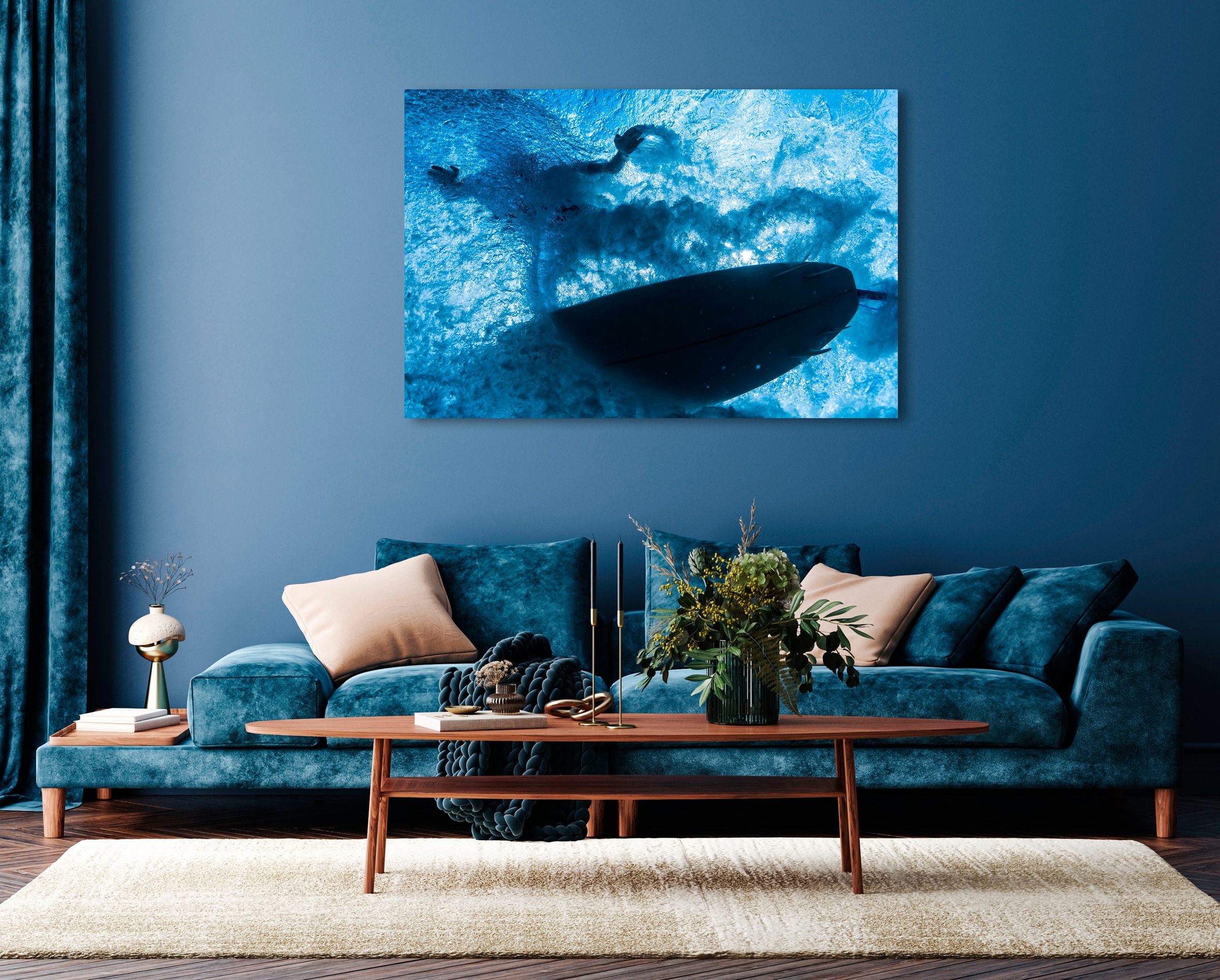 queence Acrylglasbild »Unterwasser«, Italien-Spanien-Meer-Meer Bilder-Sport günstig online kaufen