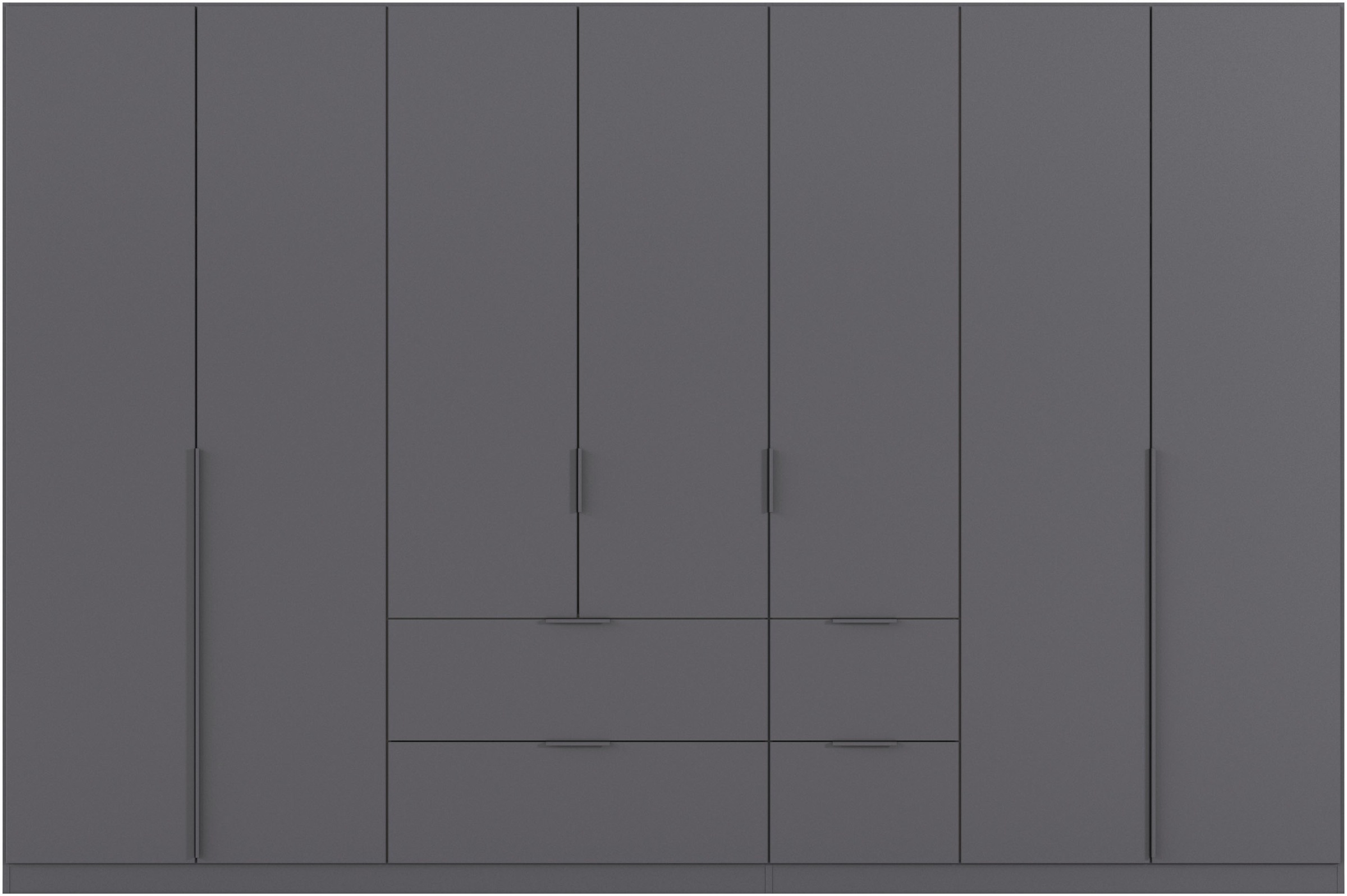 rauch Drehtürenschrank »Kleiderschrank Schrank Garderobe AGORDO mit Dekor- oder Hochglanzfront«, (in zwei Griff-Farben, Breiten 91-360 cm), mit Außenschubkästen, in 7 Breiten und 2 Höhen MADE IN GERMANY