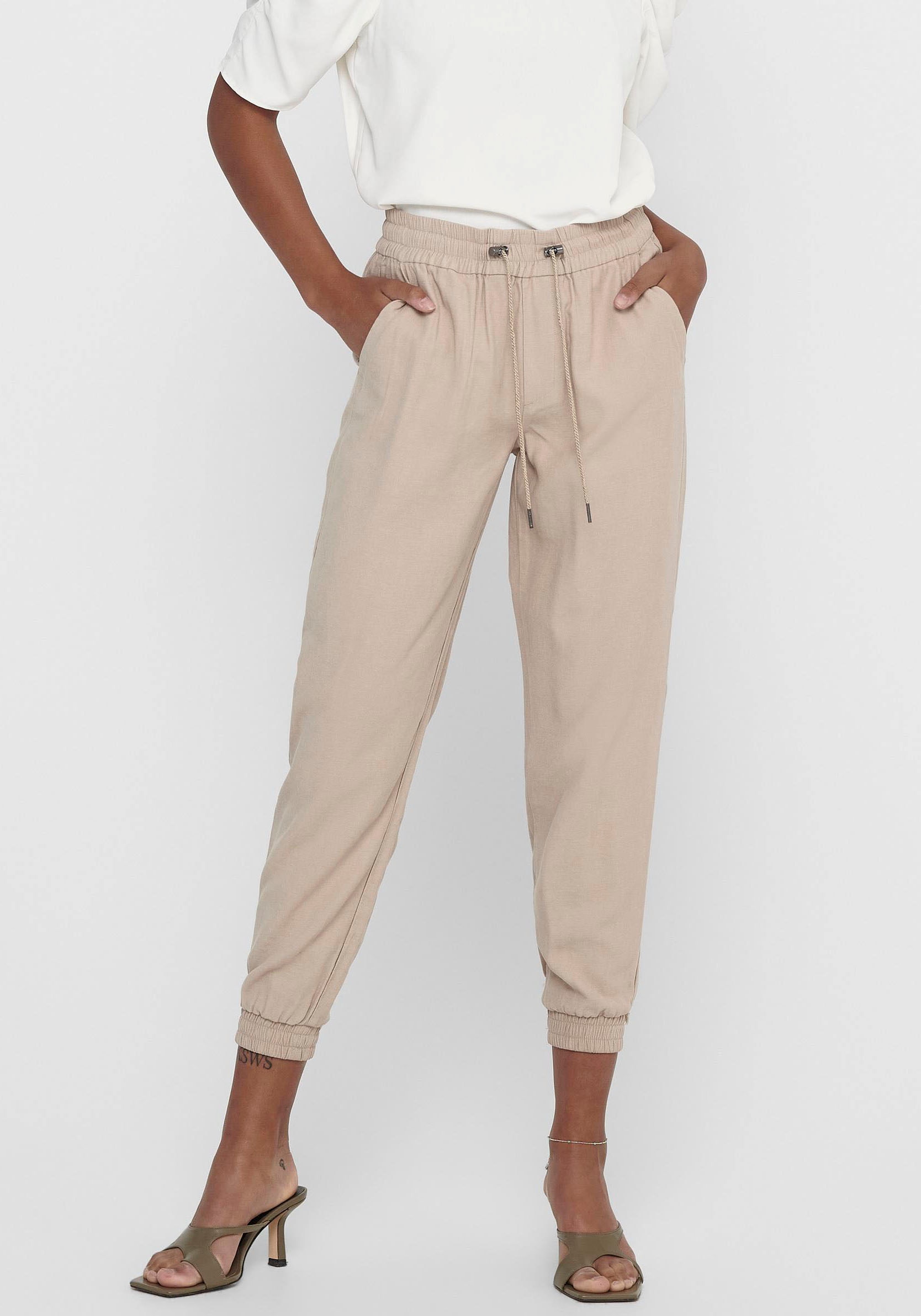 ONLY Jogger Pants »ONLKELDA-EMERY MW PULL-UP PANTS«