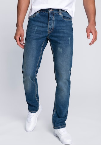 John Devin Straight-Jeans, in markanter Waschung kaufen