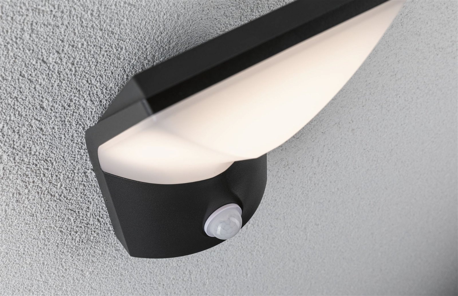 Paulmann LED Außen-Wandleuchte »Adya IP44 120x128mm 3000K 10W 750lm 230V Anthrazit Aluminium«, 1 flammig, Bewegungsmelder