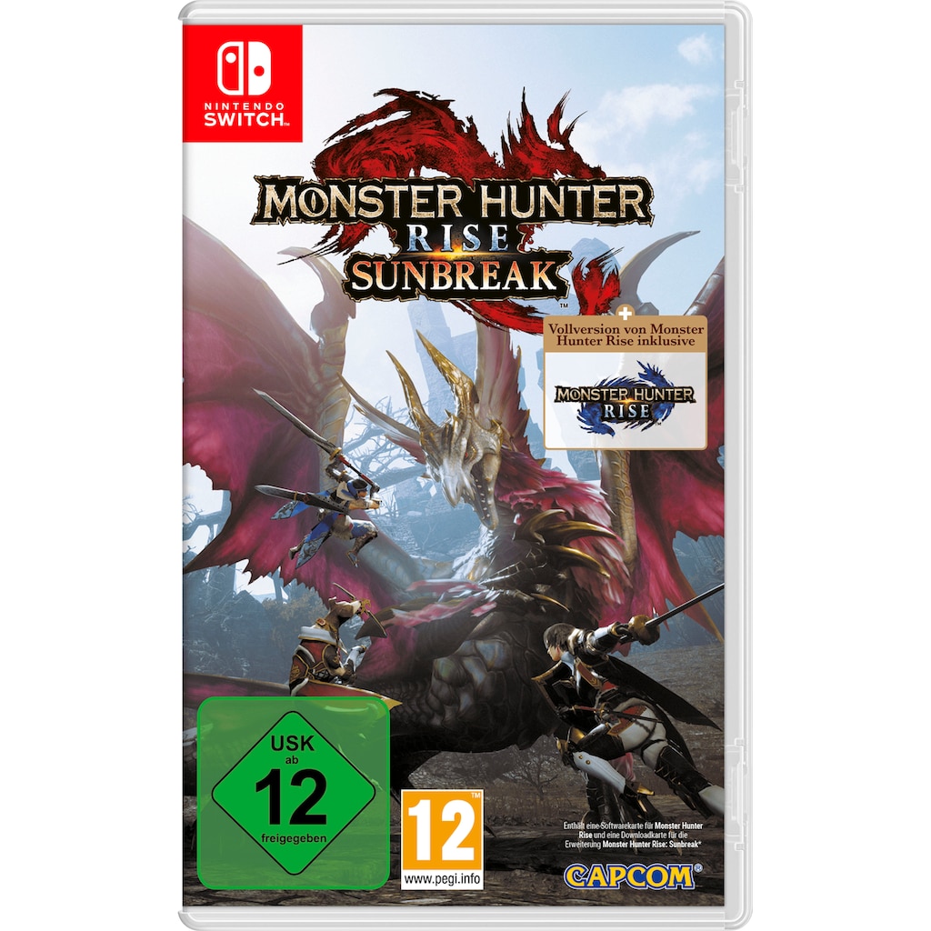 Nintendo Switch Spielesoftware »Monster Hunter Rise + Sunbreak Set«, Nintendo Switch