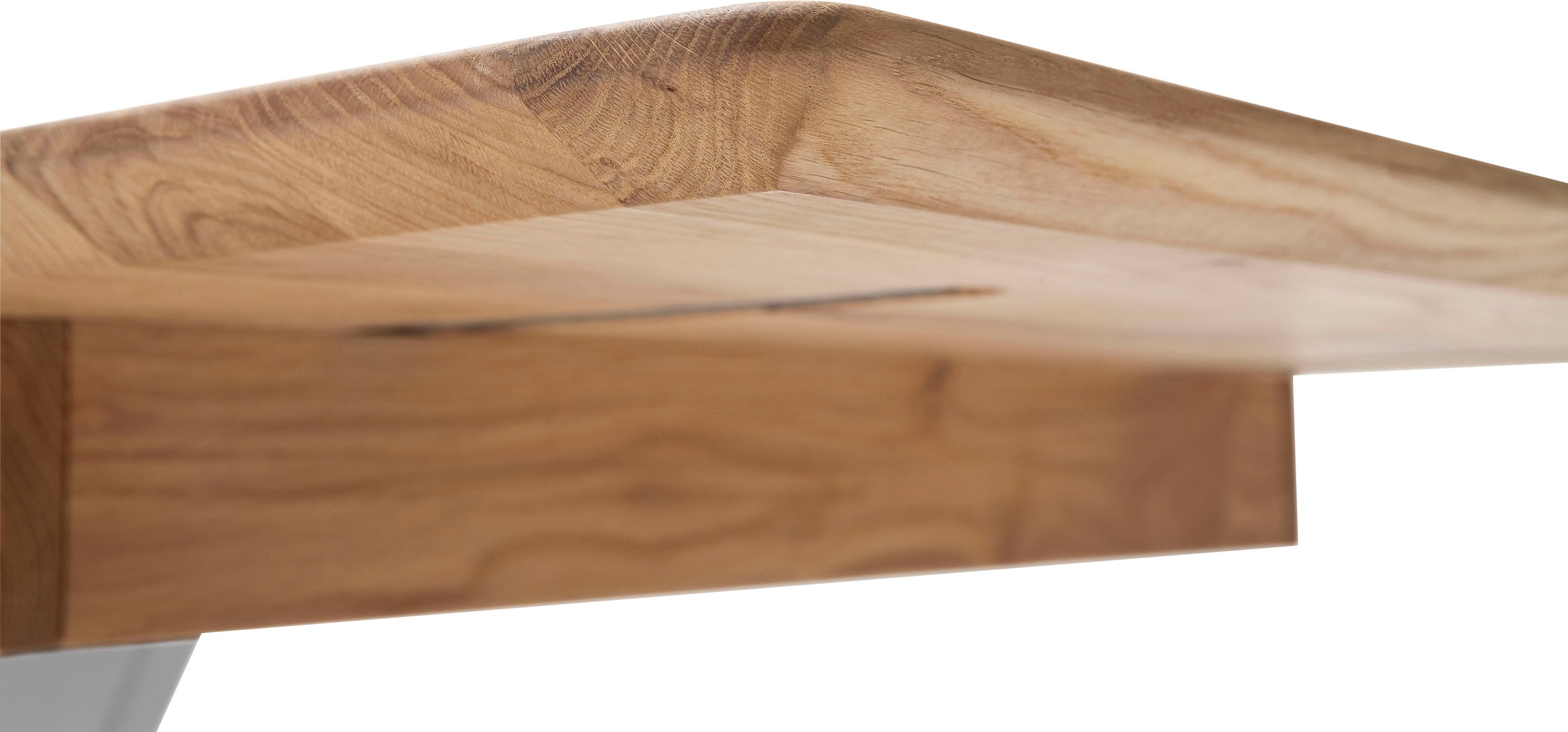 6. Bild von MCA furniture Esstisch »Cuba«, Esstisch Massivholz ausziehbar, Tischplatte mit Synchronauszug