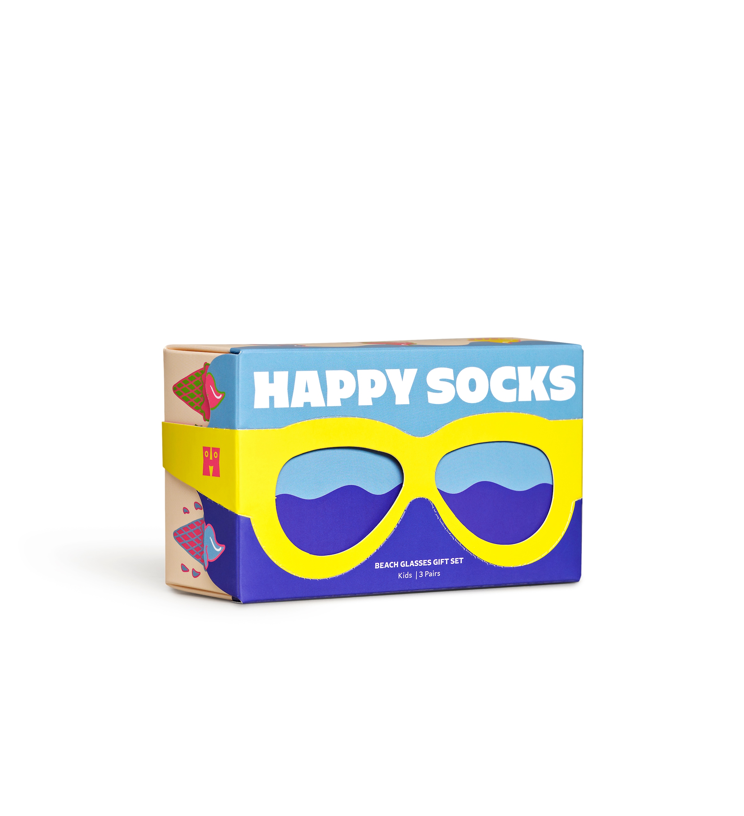 Happy Socks Socken, (3er Pack), Beach Glasses Gift Set