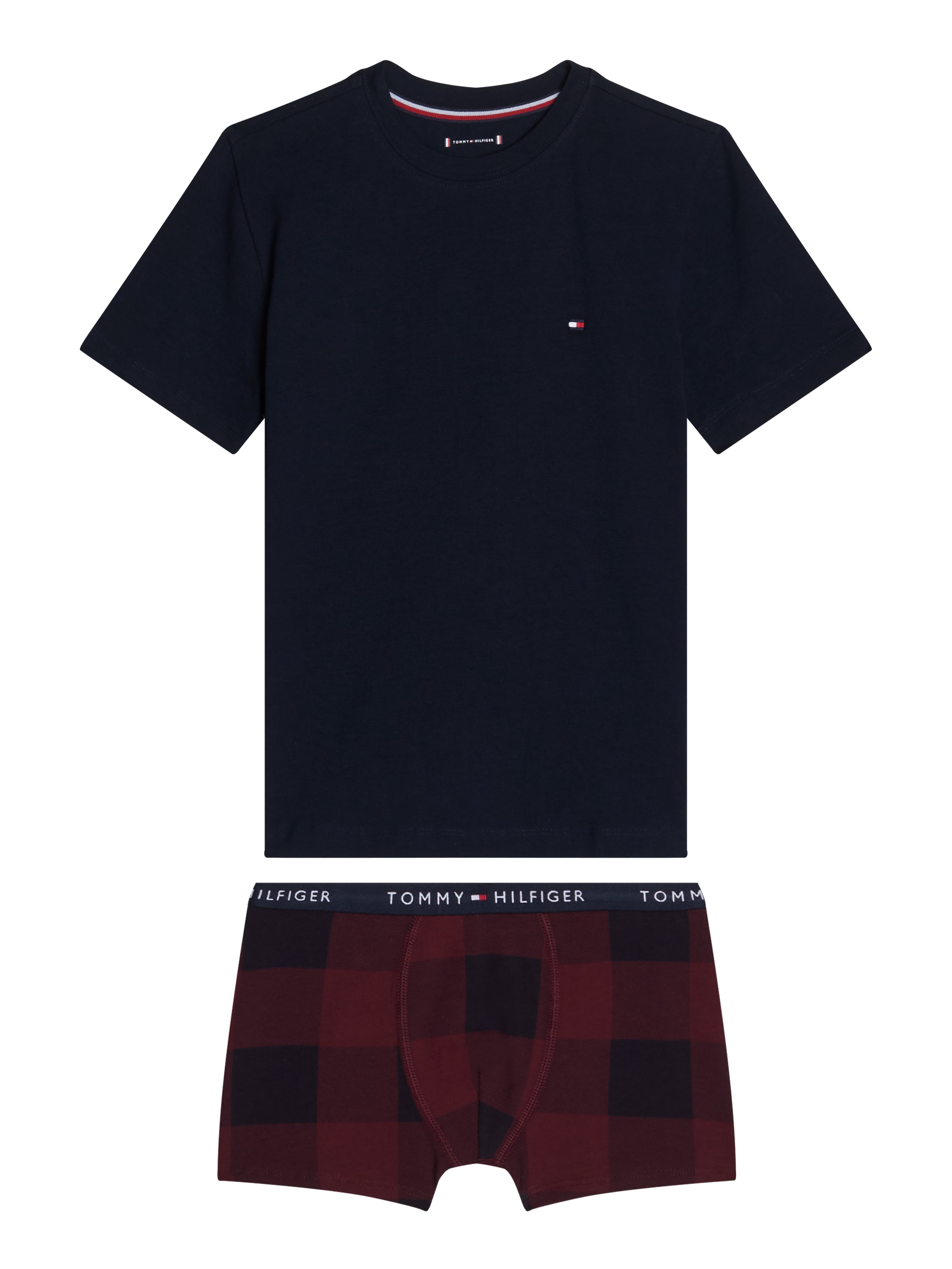 Tommy Hilfiger Underwear Pyjama »SS TEE/TRUNK GIFT SET BOXED«, (Set, 2 tlg. günstig online kaufen