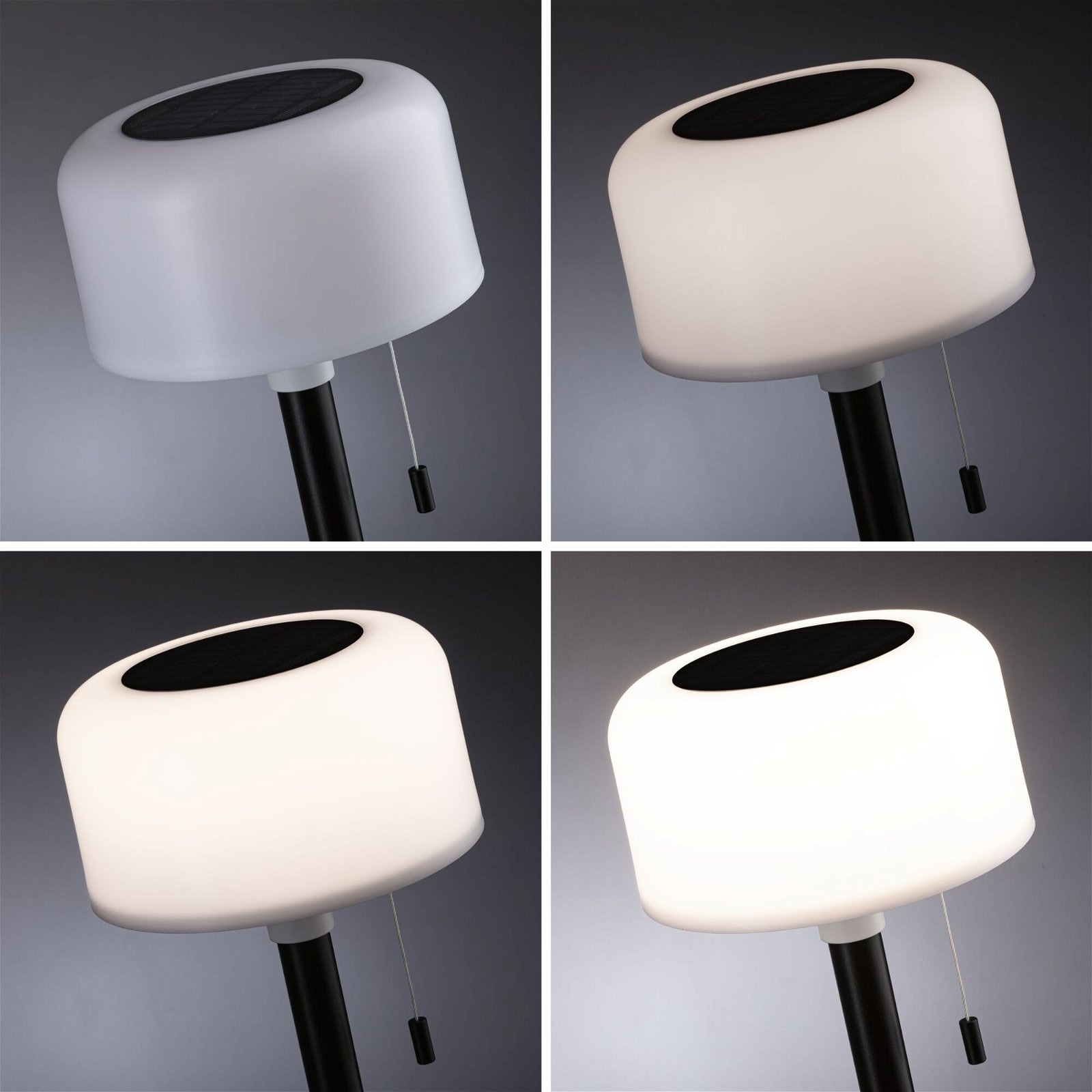 Paulmann LED Außen-Tischleuchte »Mobile Solar Bartja IP44 2700K USB-C Akku«, 1 flammig