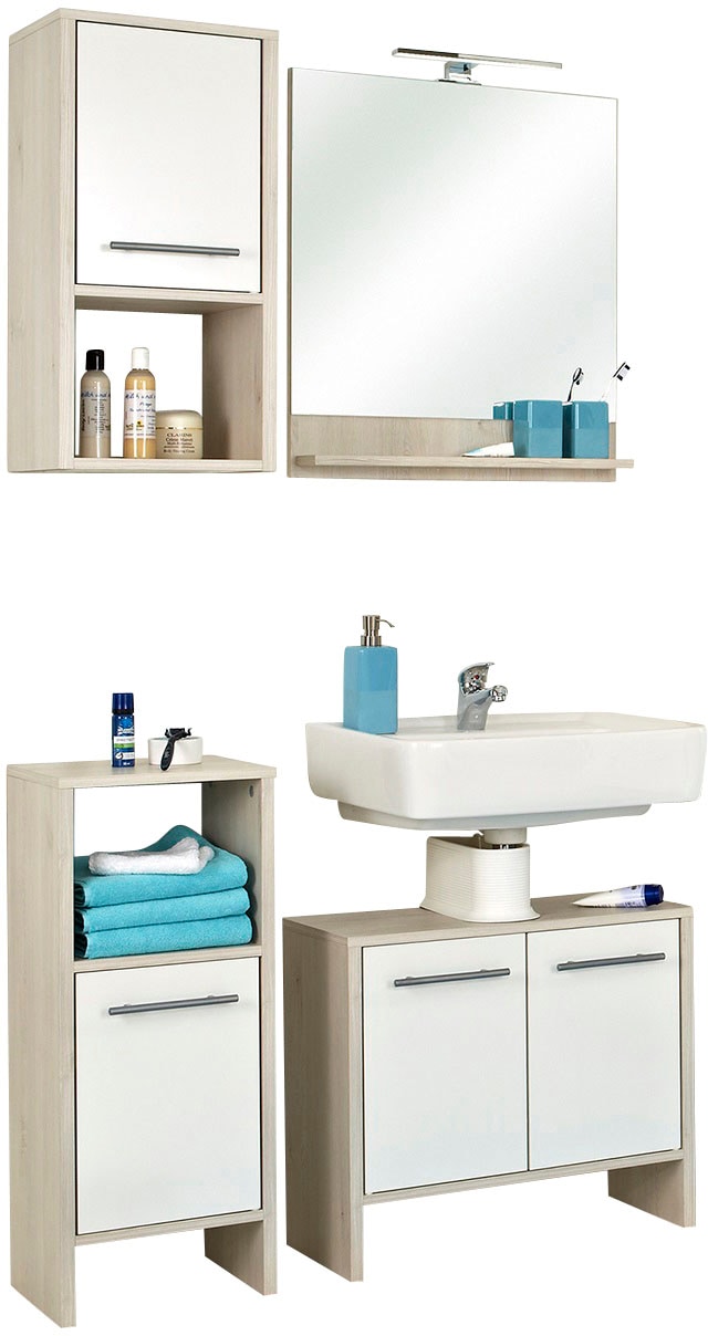 Saphir Badmöbel-Set »Quickset 350 4-teilig, mit Waschbeckenunterschrank und günstig online kaufen