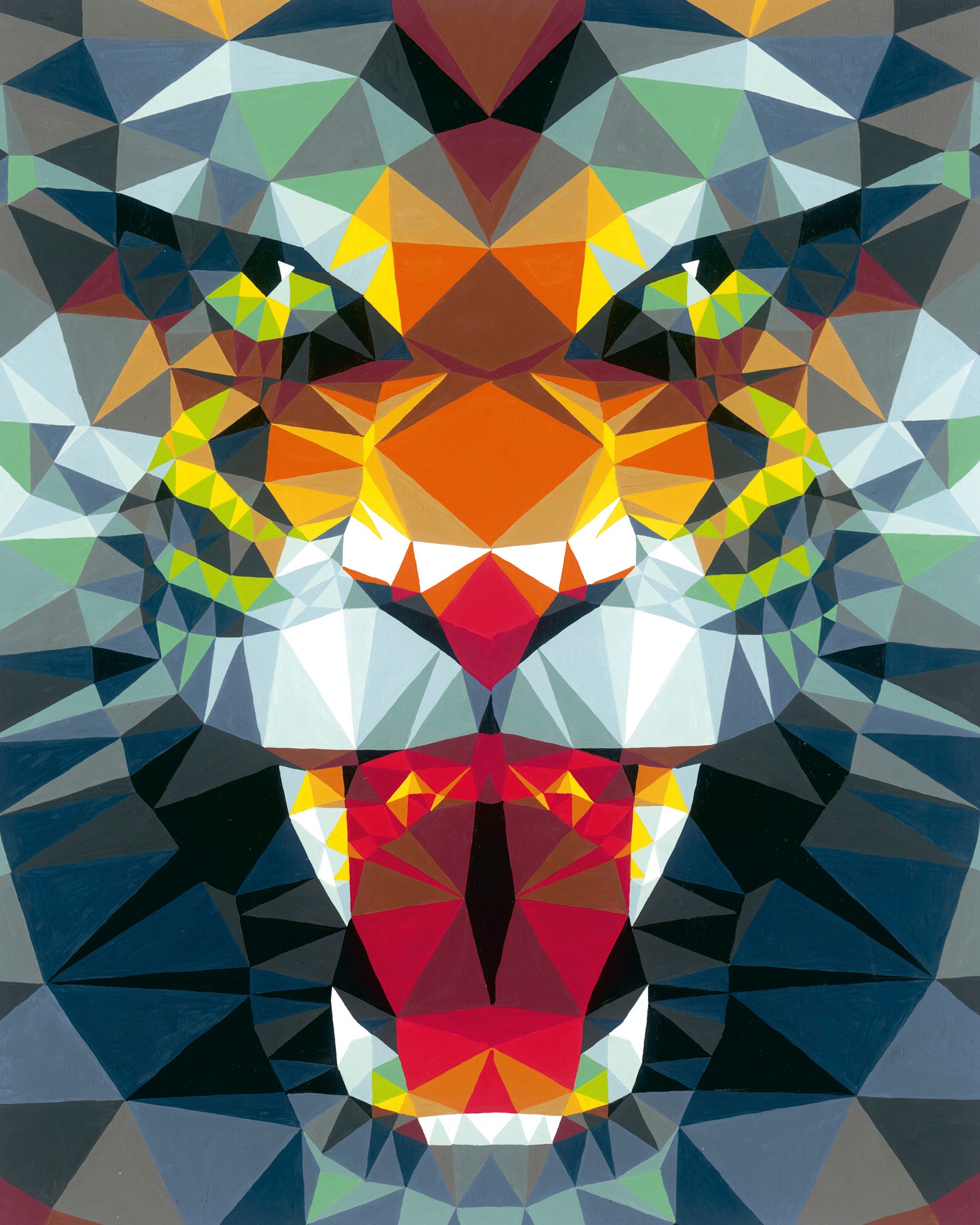 Ravensburger Malen nach Zahlen »CreArt, Polygon Tiger«, Made in Europe