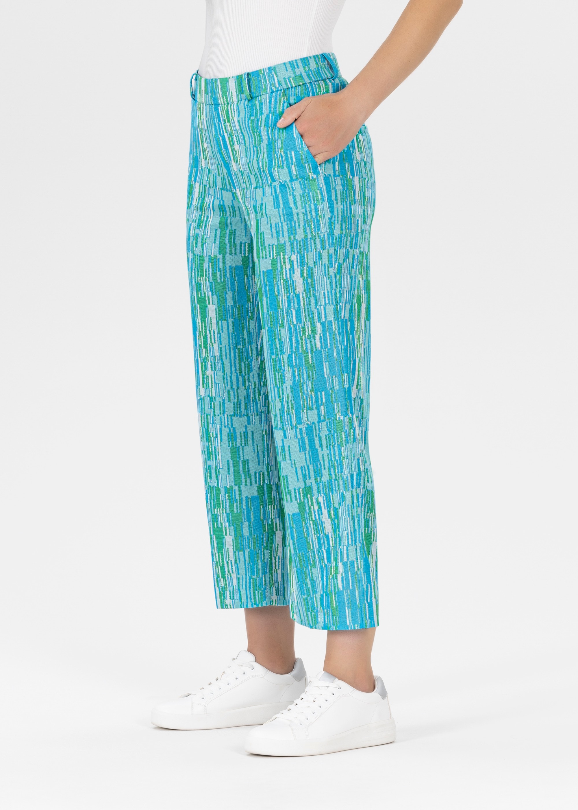 Stehmann Culotte, Sommerhose mit Jacquard-Muster