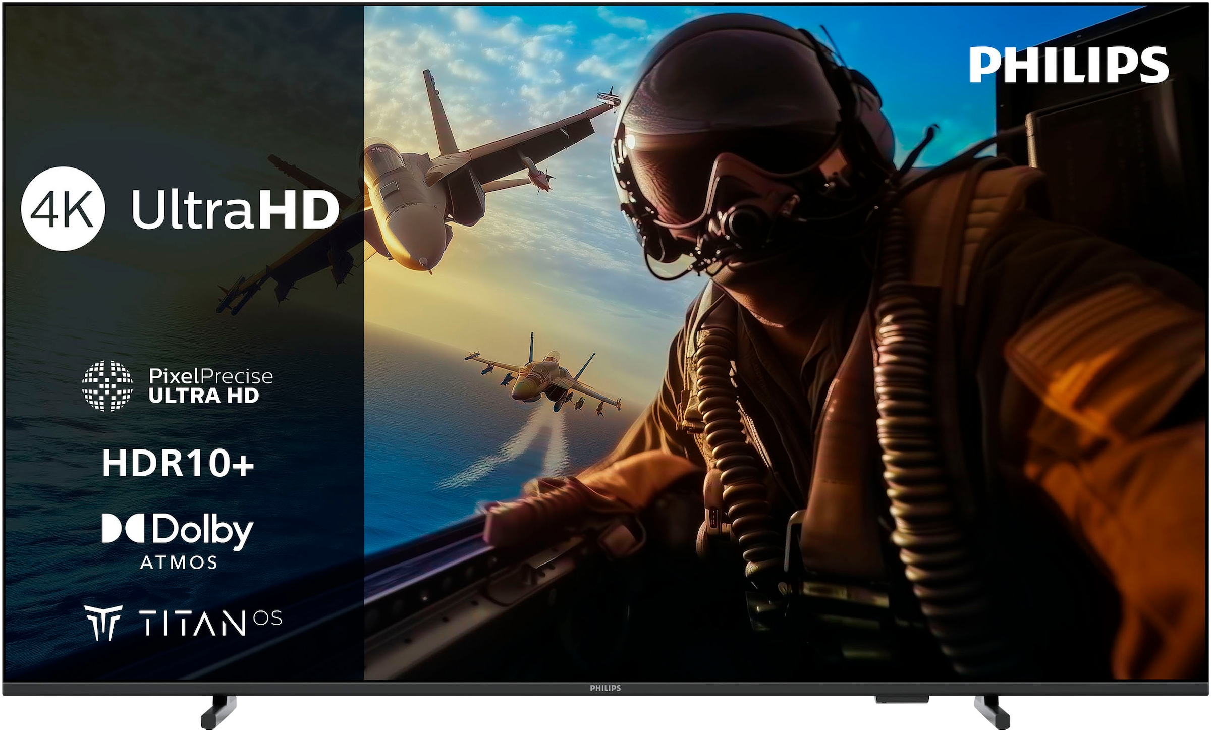 PHILIPS LED-Fernseher »55PUS7000/12« 139 cm/55 ′′ Smart-TV schwarz Bereit für Spielespaß