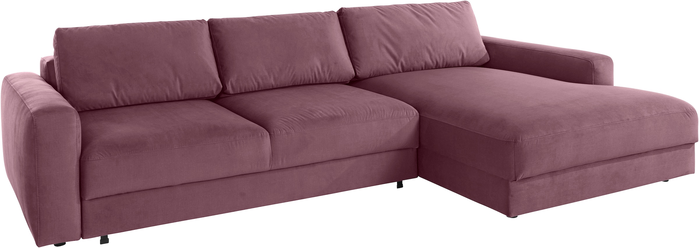 Places of Style Ecksofa »Bloomfield, bequem und elegant, L-Form«, wahlweise mit Bettfunktion und Bettkasten