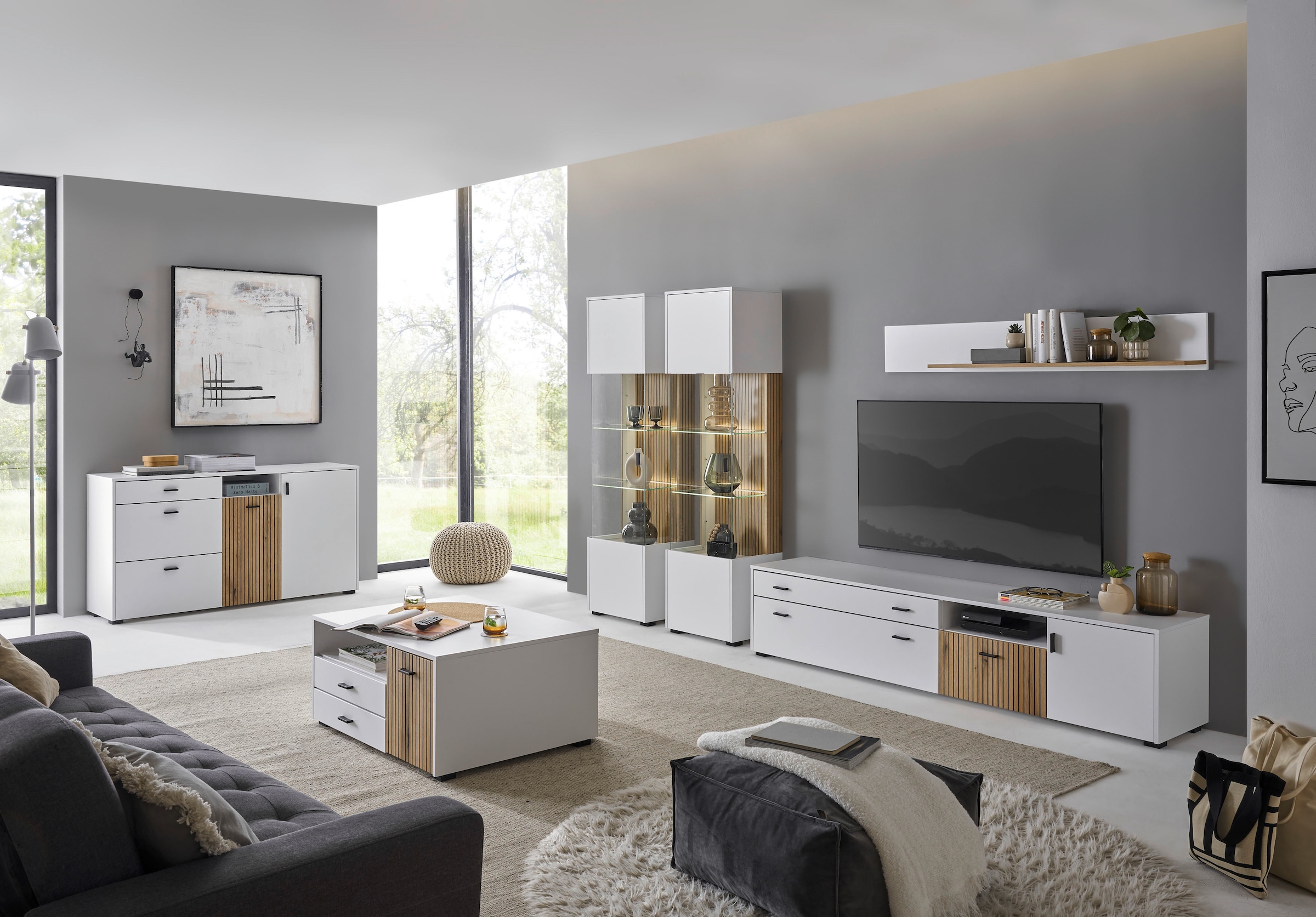 INOSIGN Wohnwand »HUDSON« Set, 4 Stk. tlg.