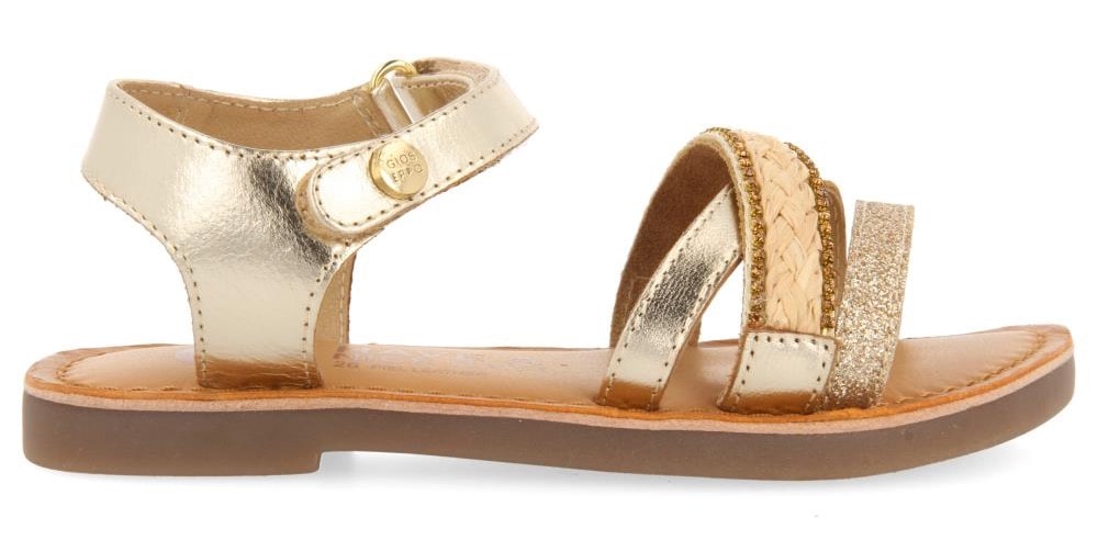 Gioseppo Sandalette »SILETZ«, Sommerschuh, Glitzersandale, Sandalette, mit Blockabsatz