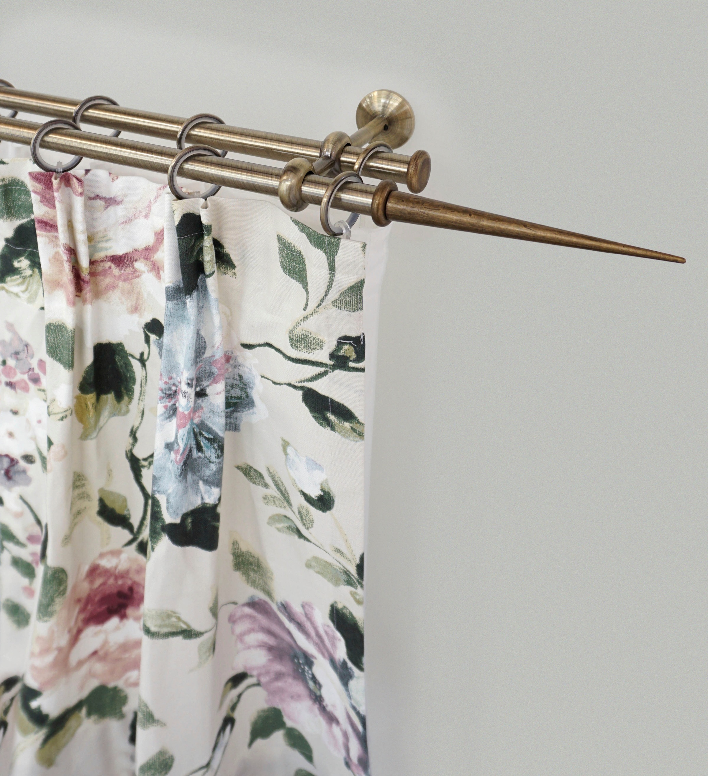 GARESA Gardinenstange »ESPERANCA« Ø 16 mm 2 läufig-läufig Wunschmaßlänge;Tr günstig online kaufen