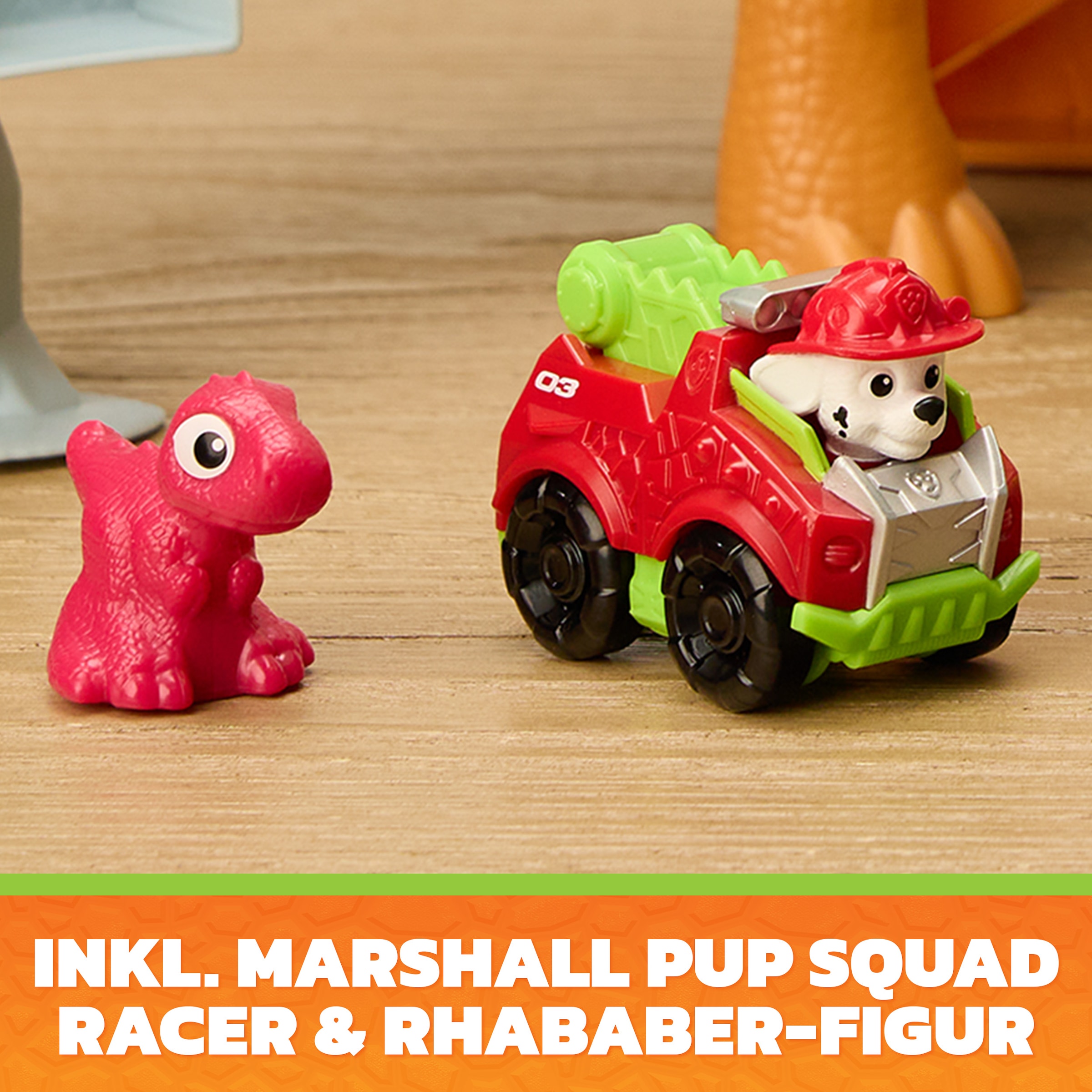 Spin Master Spielwelt »PAW Patrol: Der Dino Film, Pup Squad Lift & Race Dino Spielset«