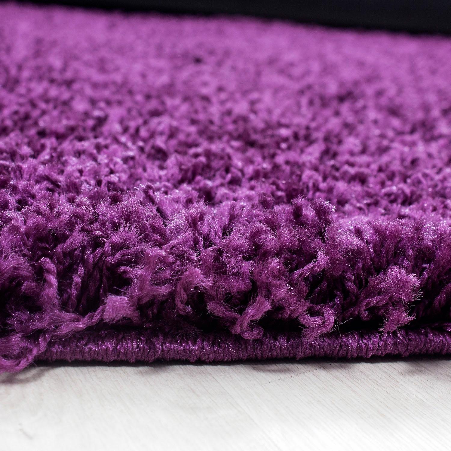 3. Bild von Ayyildiz Teppiche Hochflor-Teppich »Life Shaggy 1500«, rund, Wohnzimmer, Langflor, Schlafzimmer, große Farbauswahl