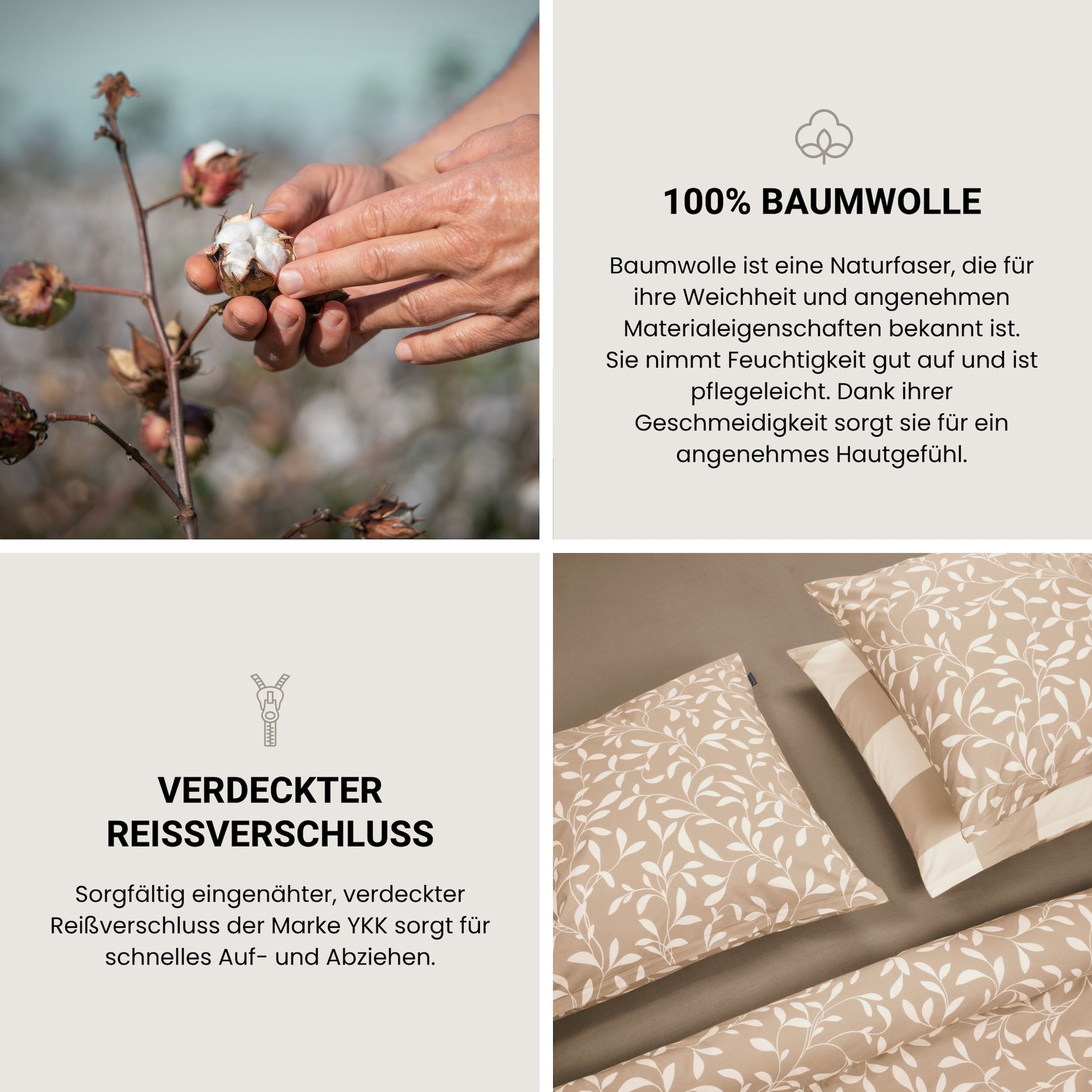 Schiesser Wendebettwäsche »Melvin aus weicher Baumwolle mit Karos« 2 Stk. OEKO-TEX® MADE IN GREEN