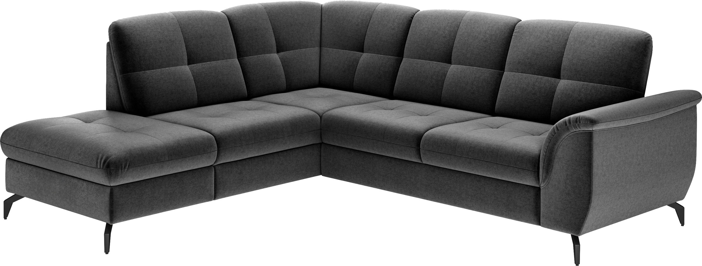sit&more Ecksofa »Zora L-Form«, wahlweise mit Bettfunktion und Bettkasten