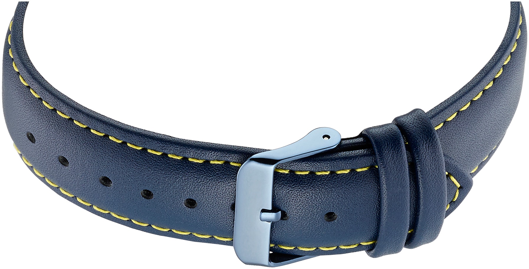 ETT Funkchronograph »Hunter«, Armbanduhr, Herrenuhr, Stoppfunktion, Datum, Solar, Lederarmband