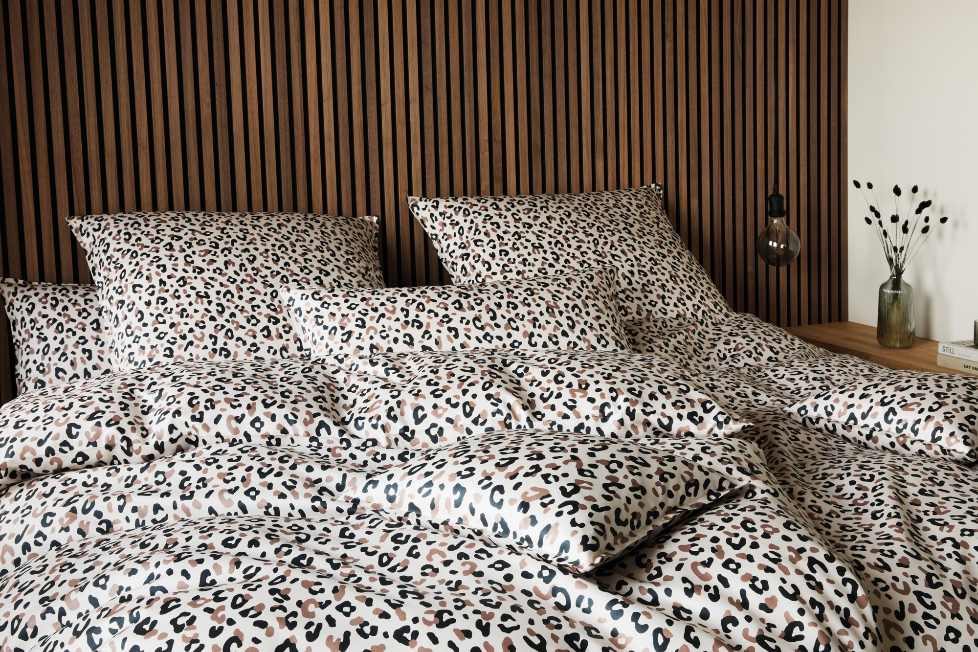 Elegante Bettwäsche »Leolook« 2 Stk. tlg. angenehmes Hautgefühl günstig online kaufen
