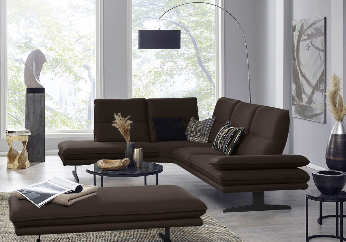 W.SCHILLIG Ecksofa »broadway, Designsofa, toller Sitzkomfort, zeitlos, eleg günstig online kaufen