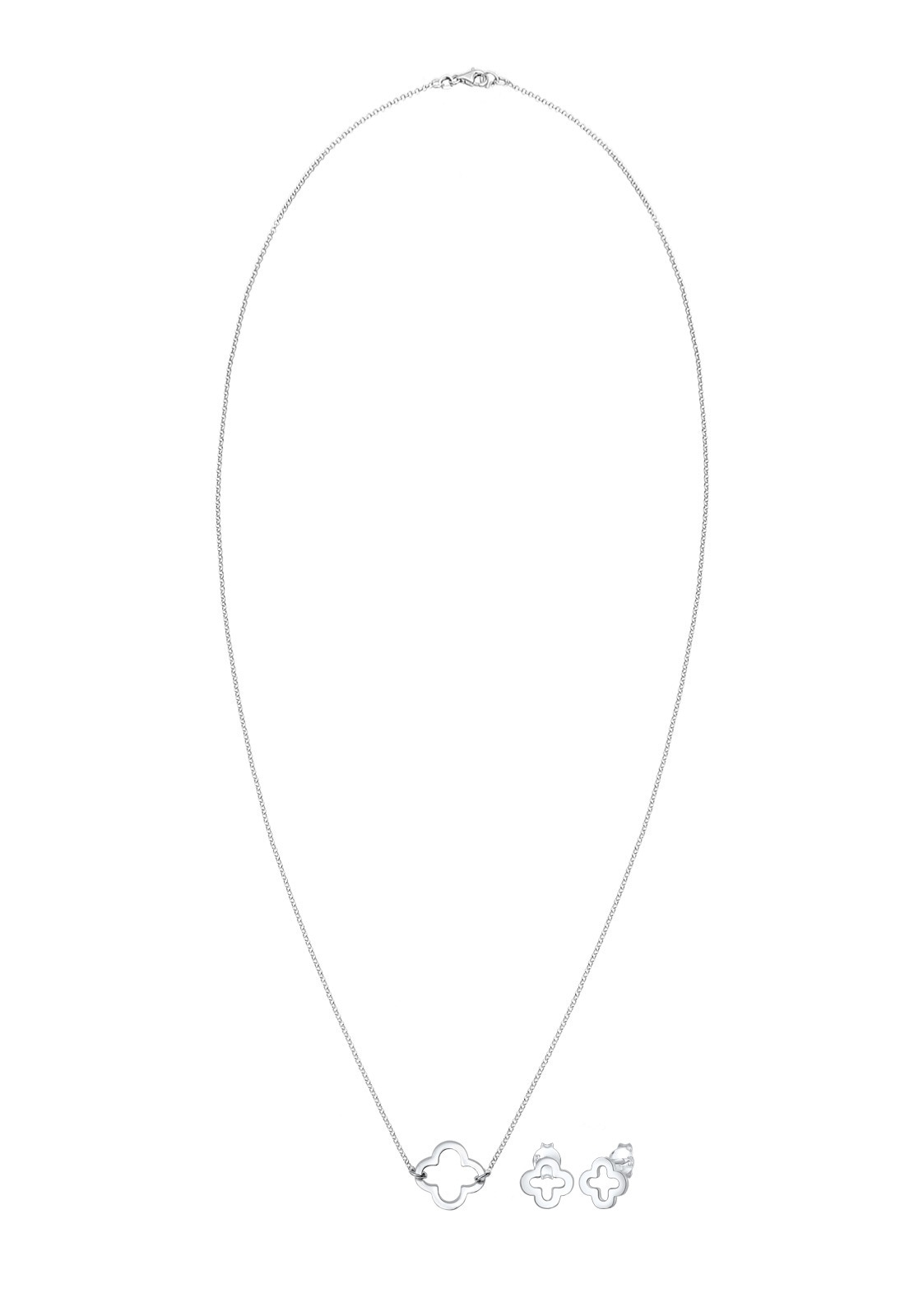 Elli Schmuckset »Kleeblatt 925 Sterling Silber« ()